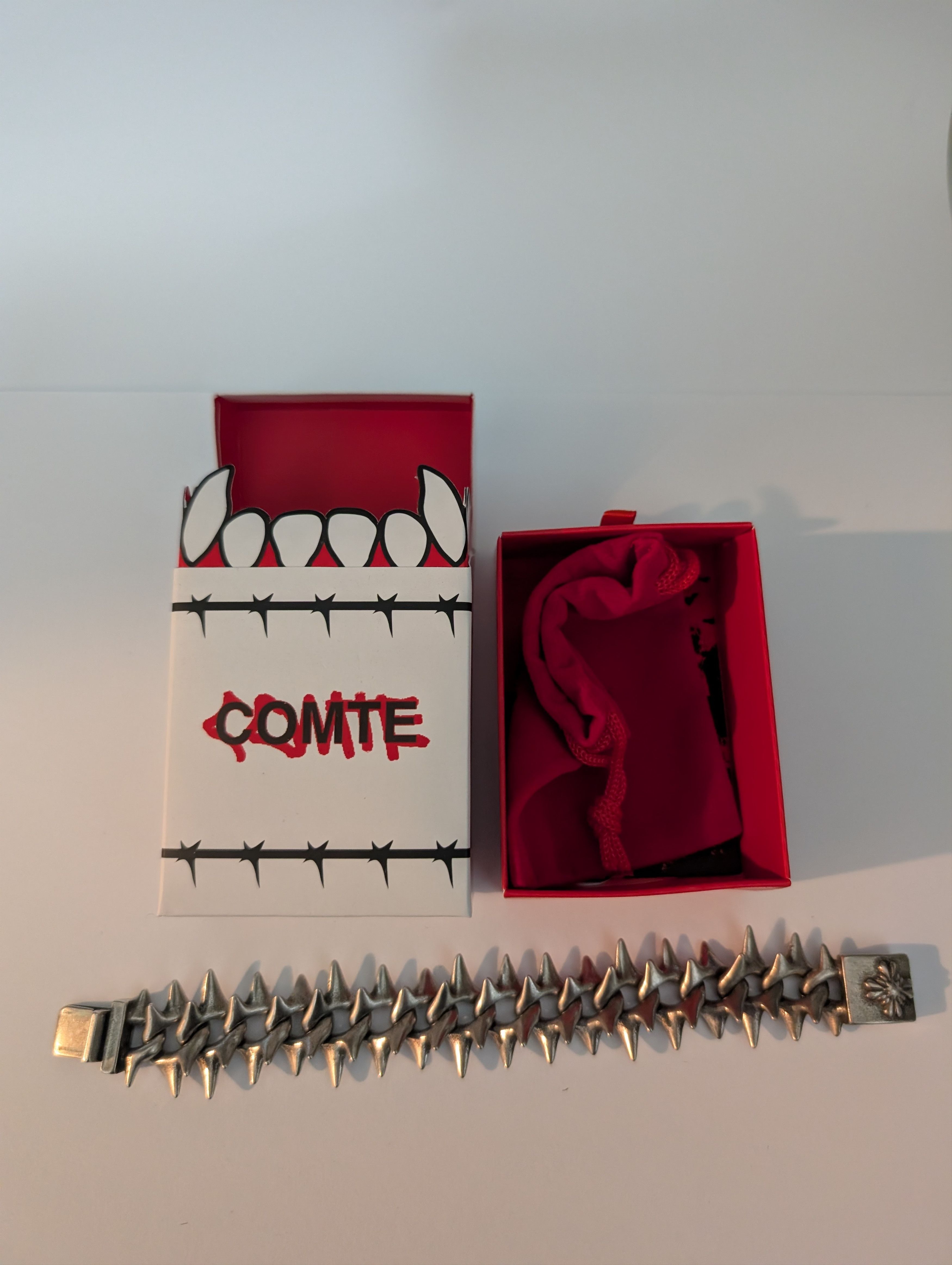 Project Comte - Dragon Spine Bracelet v1 - Steel - 7in