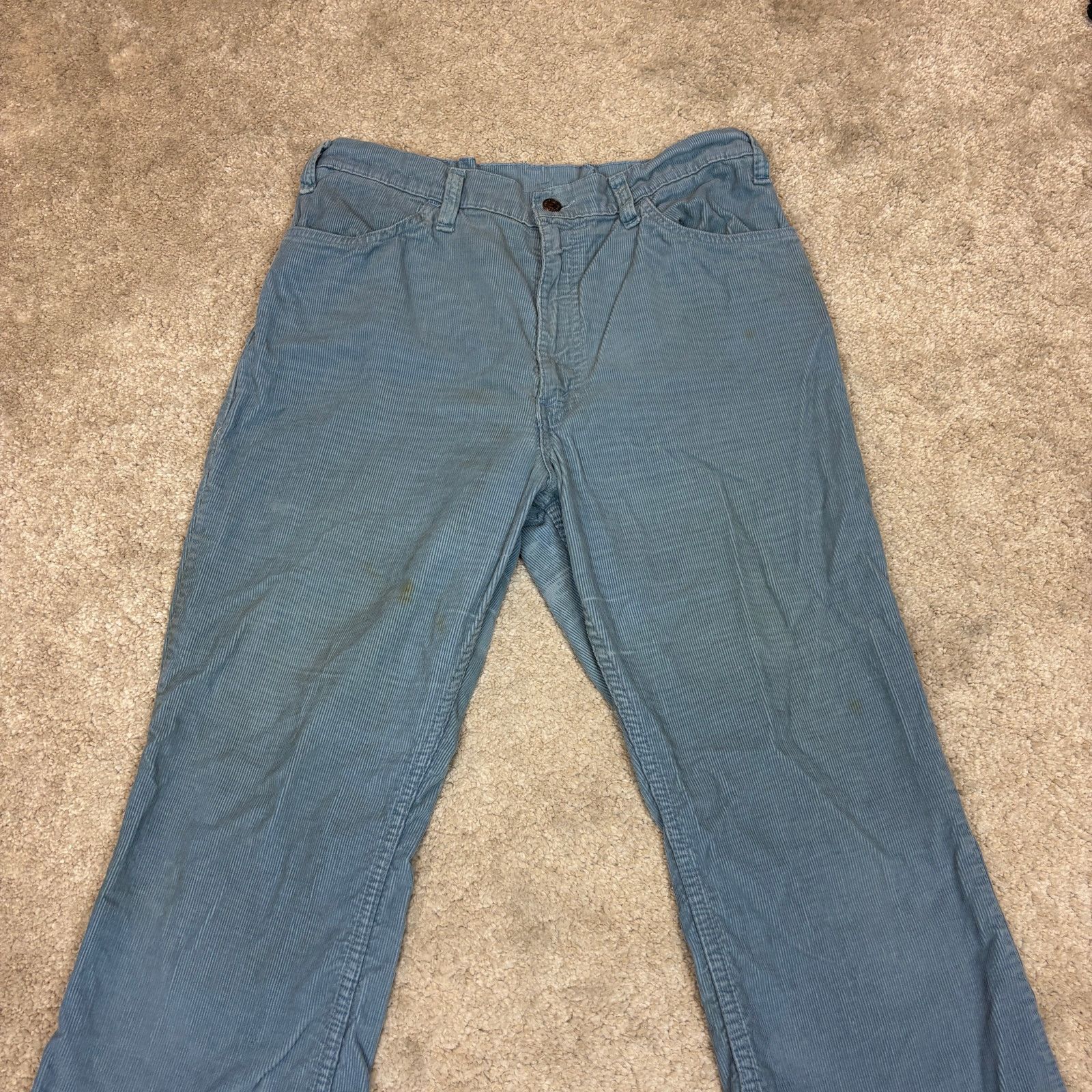 Levi's × Vintage Vintage 70s 80s Levi's 646 Corduroy Flare Pants 32x29 Size US 32 / EU 48 - 2 Thumbnail