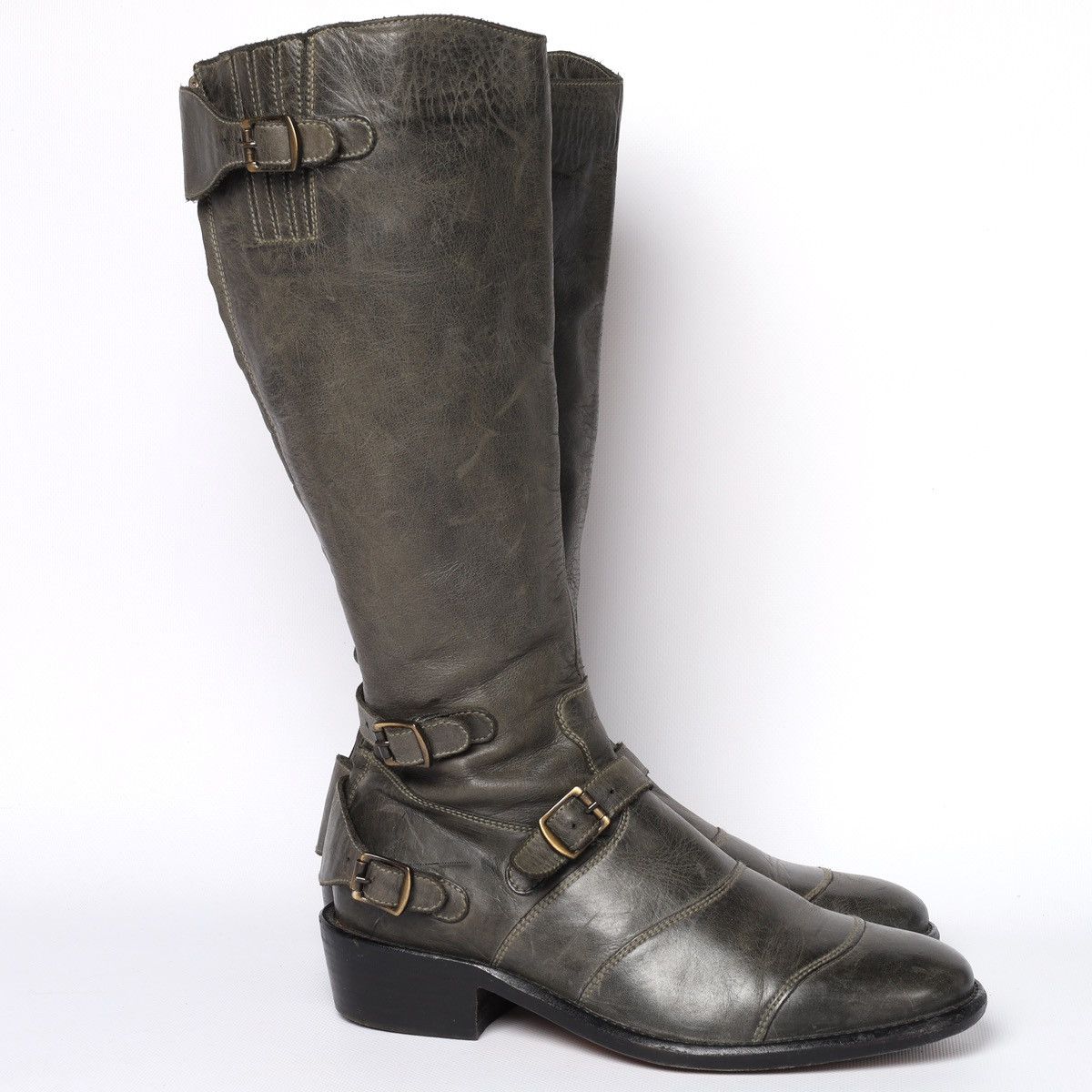 Belstaff Belstaff Trialmaster Leather Hi Boots Biker Moto Shoes Size US 9 / IT 39 - 1 Thumbnail