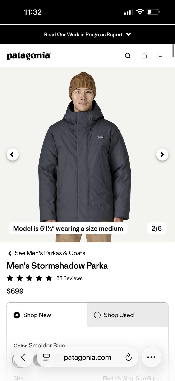 Patagonia Patagonia StormShadow Parka Size US L / EU 52-54 / 3 - 8 Thumbnail