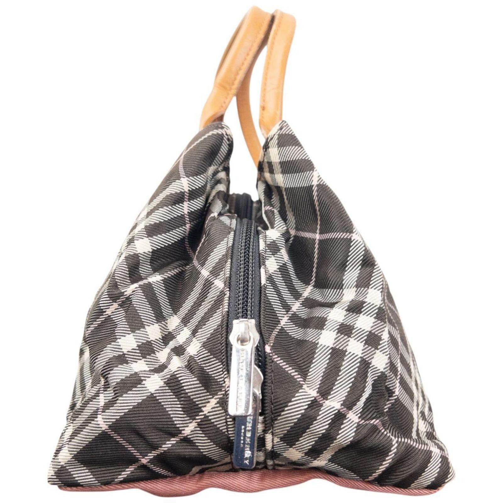 Burberry Vintage 2000s Burberry Blue Label Nova Check Handbag Size ONE SIZE - 3 Thumbnail