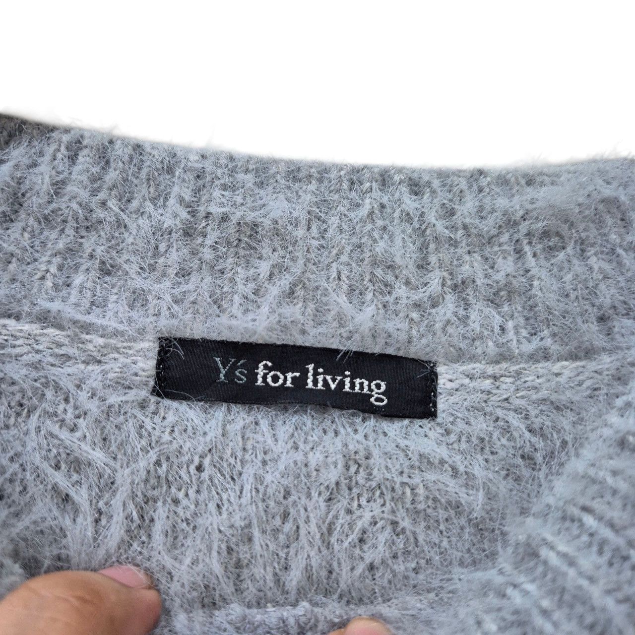 Yohji Yamamoto Yohji yamamoto ys for living fuzzy knitwear Size US L / EU 52-54 / 3 - 2 Thumbnail