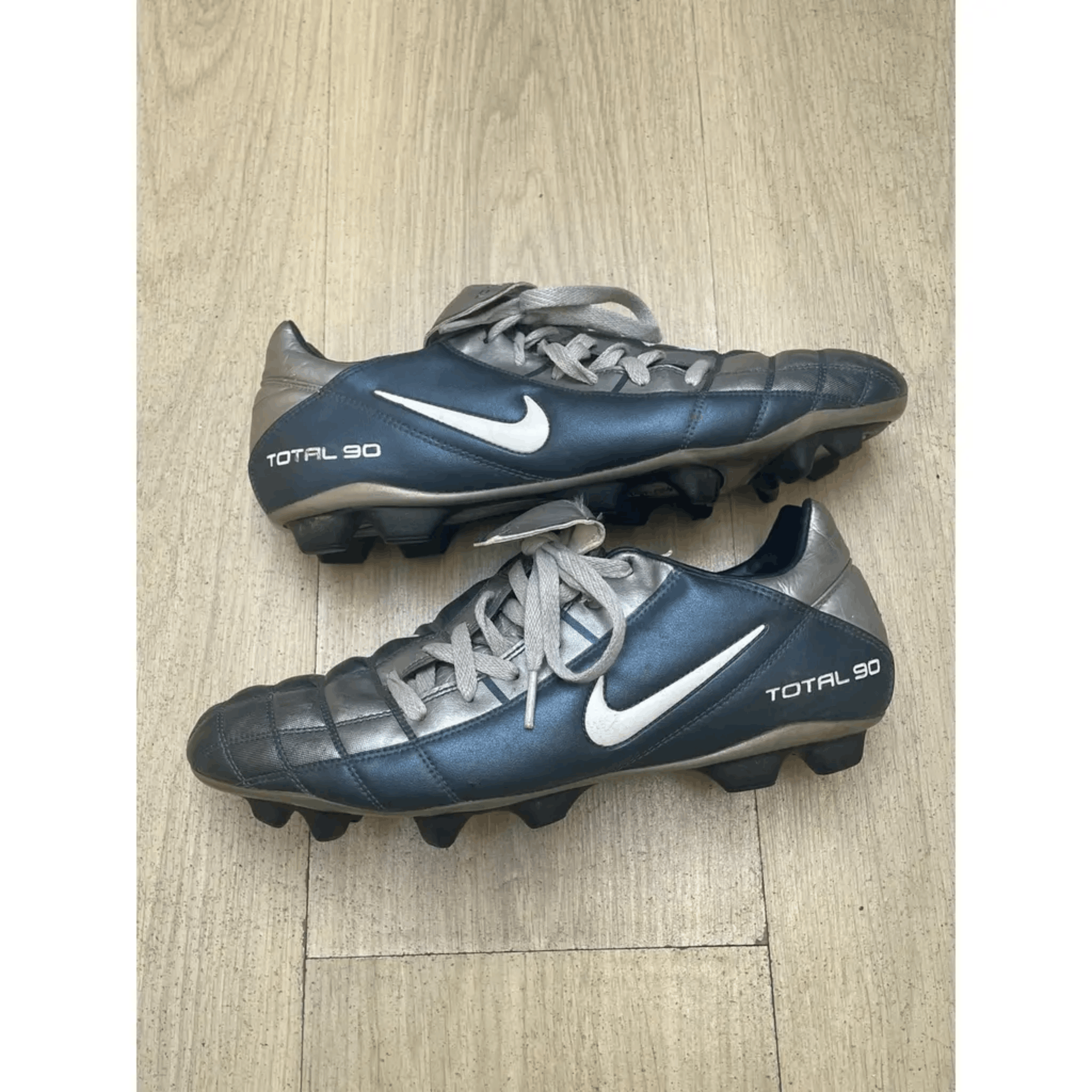 Nike Nike Total 90 FG Leather Football Boots – Vintage Size US 10.5 / EU 43-44 - 5 Thumbnail
