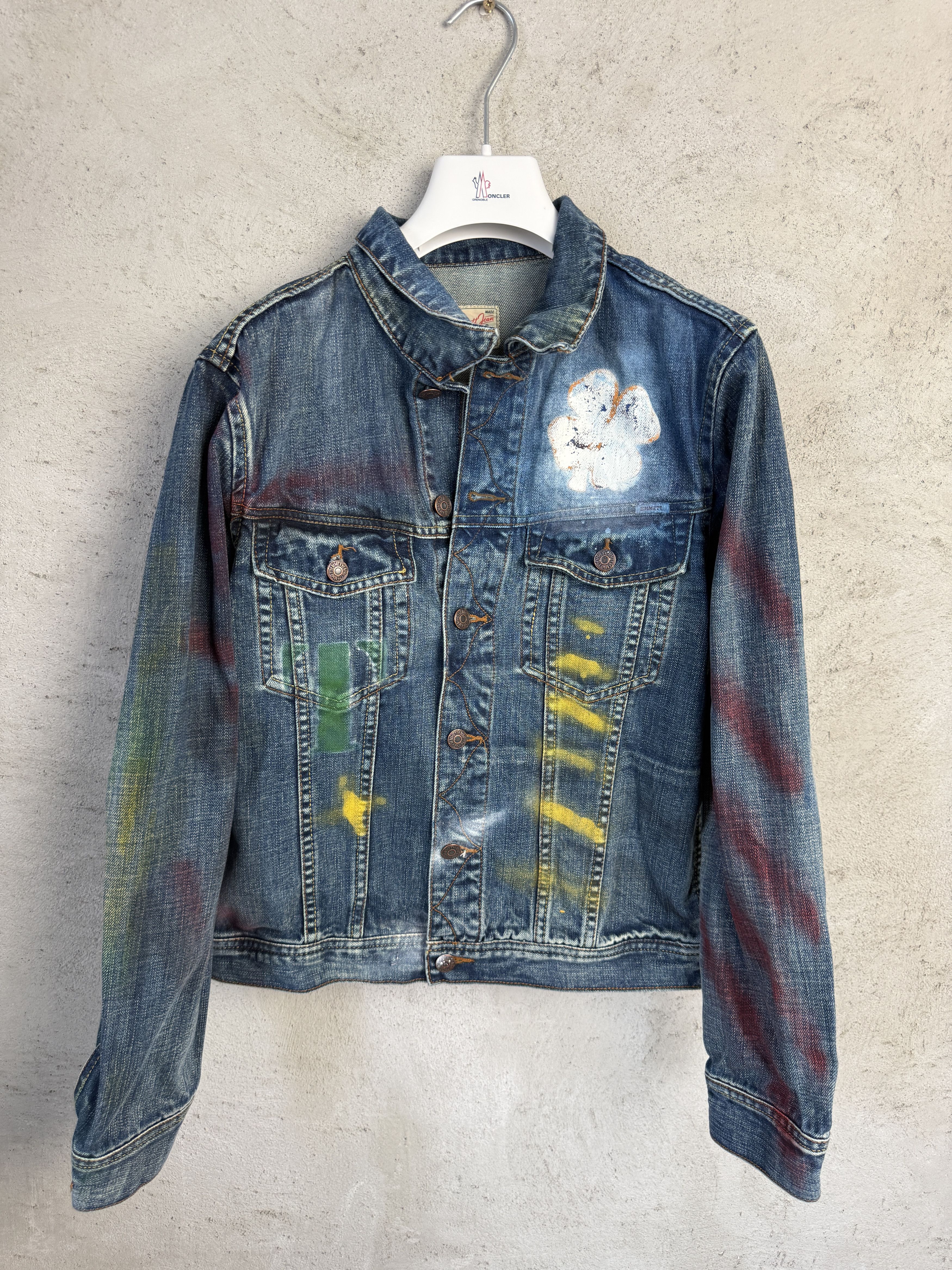 Emmett Emmett Jean denim jacket y2k 00s jeans avant garde Size M / US 6-8 / IT 42-44 - 1 Thumbnail