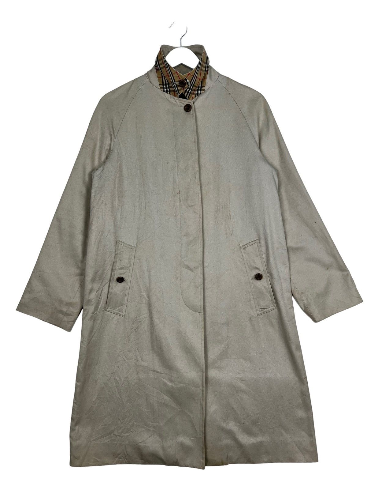 Burberry 🔥 BURBERRY BLUE LABEL NOVA CHECK TRENCH COAT Size M / US 6-8 / IT 42-44 - 2 Thumbnail