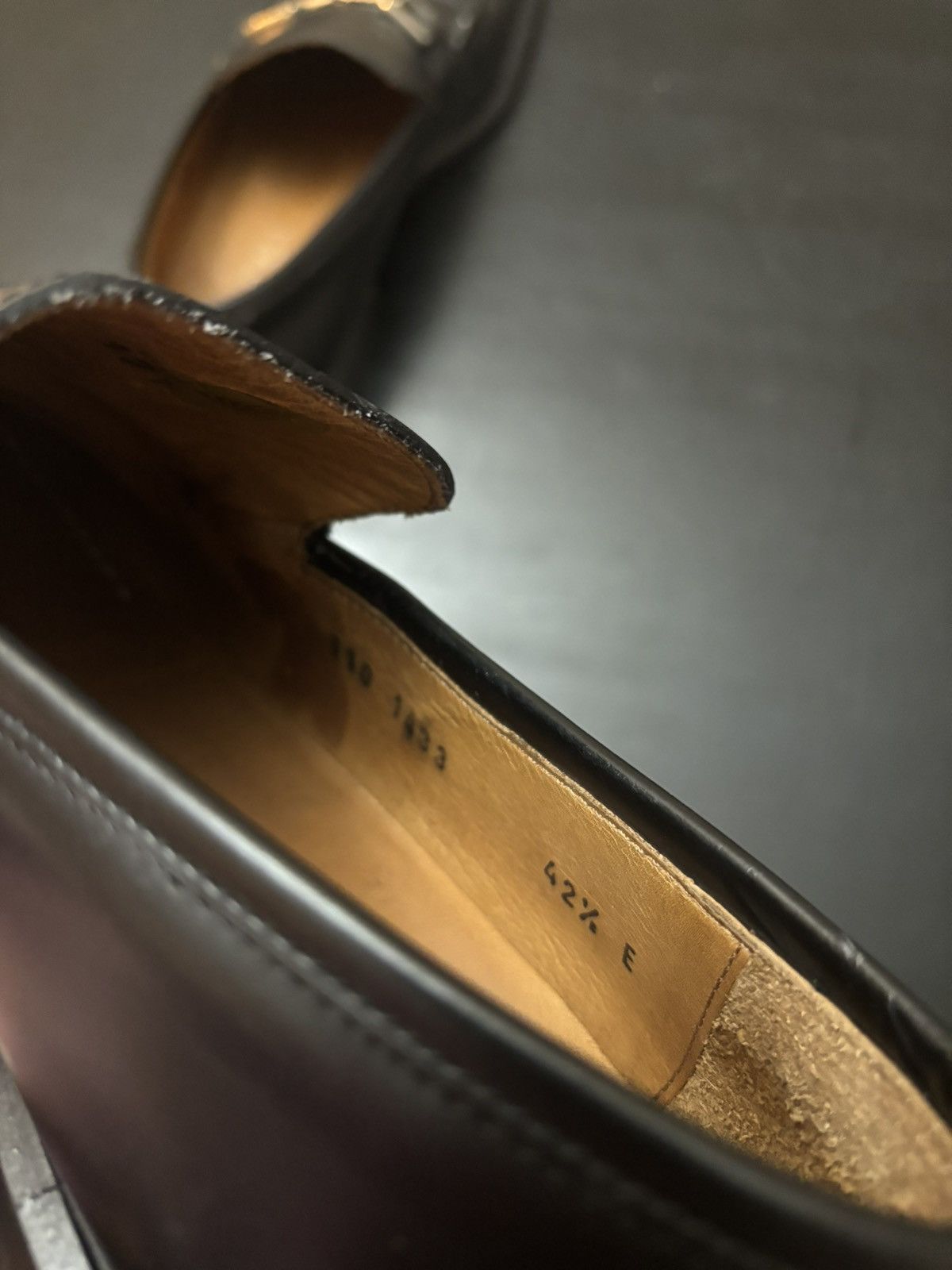 Gucci Gucci Vintage Horsebit Square Toe Loafers Black Size US 9.5 / EU 42-43 - 8 Thumbnail