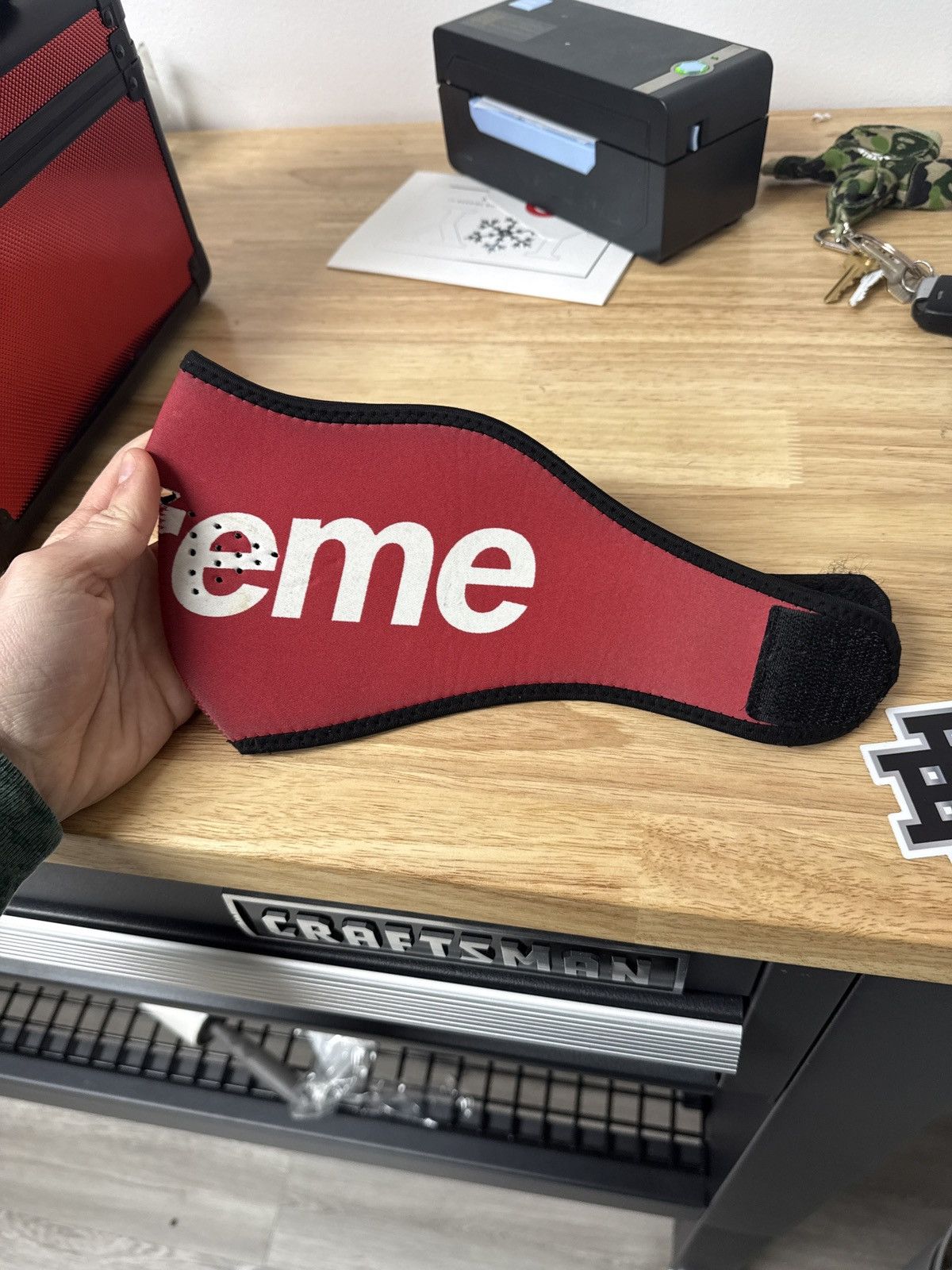 Supreme Supreme Windstopper Facemask Red Size ONE SIZE - 2 Thumbnail