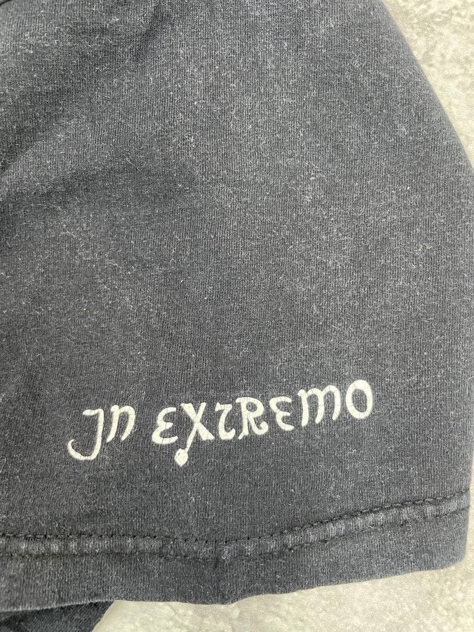 Vintage Vintage 90s In Extremo Saengerkrieg Band Men T-Shirt Black Size US L / EU 52-54 / 3 - 6 Thumbnail