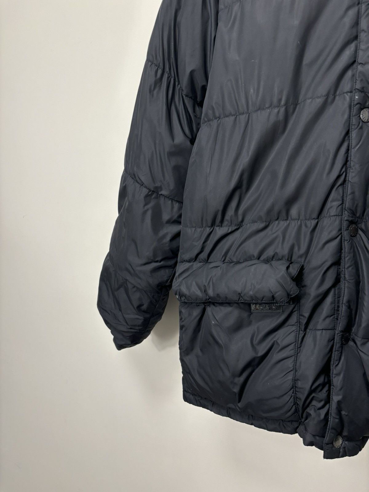 Aspesi Alberto Aspesi Men’s Black Luxury Hooded Puffer Down Jacket Size US S / EU 44-46 / 1 - 12 Thumbnail
