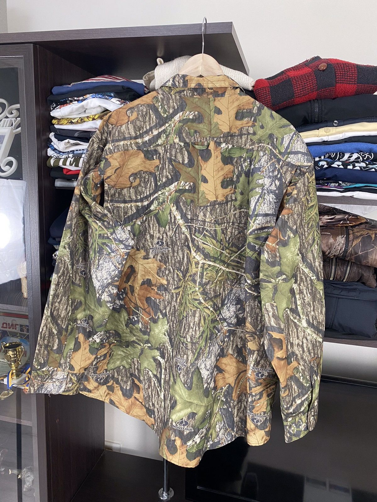 Russell Athletic × Vintage Vintage Y2K Russell Outdoor Real Tree T-Shirt Size US XL / EU 56 / 4 - 7 Thumbnail