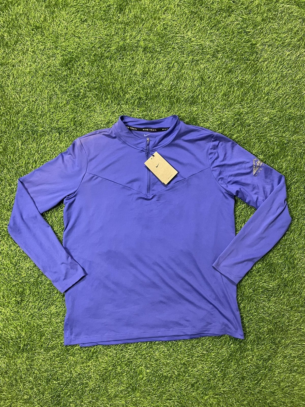 Nike Nike Trail Running Top Athletic Long sleeve Size Large Size US L / EU 52-54 / 3 - 1 Thumbnail
