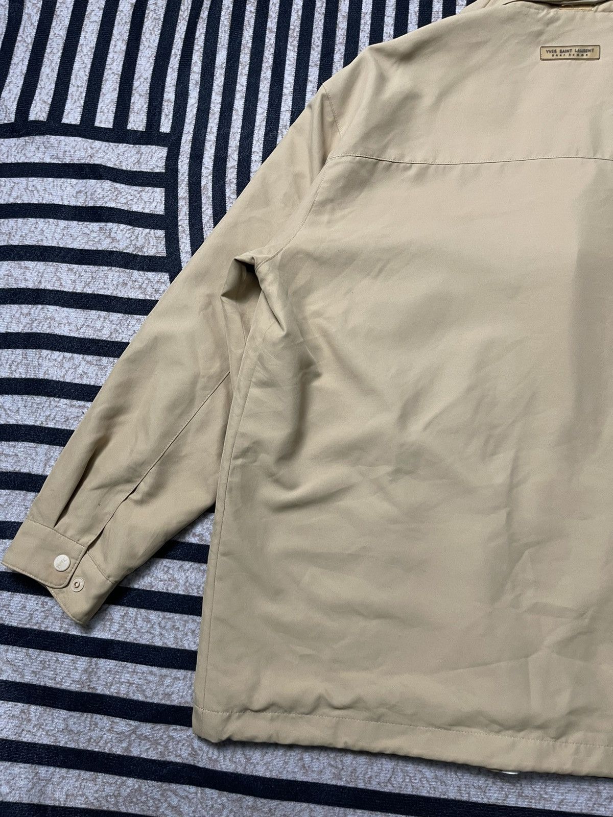 Yves Saint Laurent 90s YVES SAINT LAURENT POUR HOMME ZIP UP JACKET RARE Size US L / EU 52-54 / 3 - 16 Thumbnail