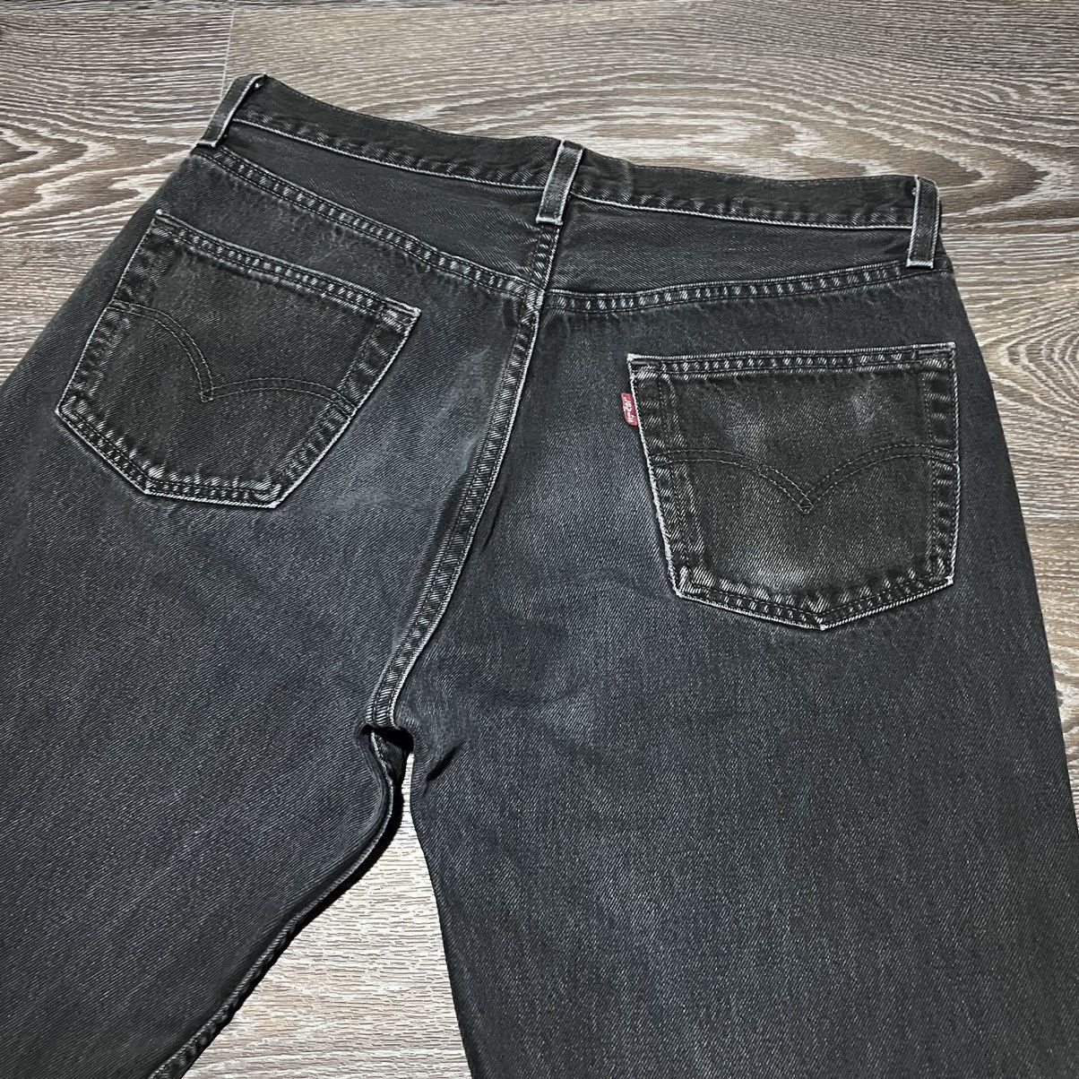 Levi's Vintage LEVI’S 501 Made In USA Washed Denim Black Jeans Size US 34 / EU 50 - 9 Thumbnail