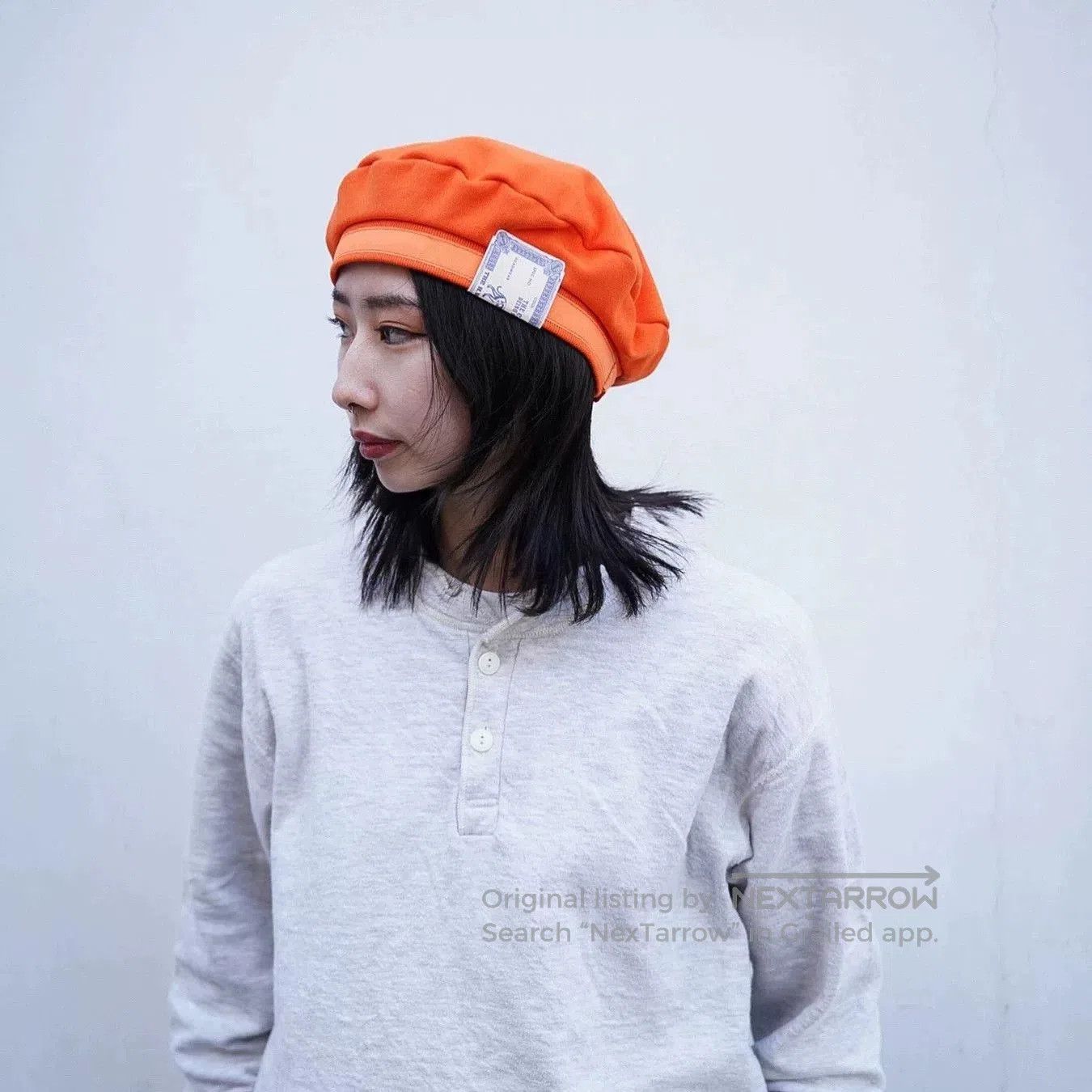 THE H.W.DOG&CO. H.W.DOG Vintage Cotton Ribbon Beret Japan. Size ONE SIZE - 1 Thumbnail