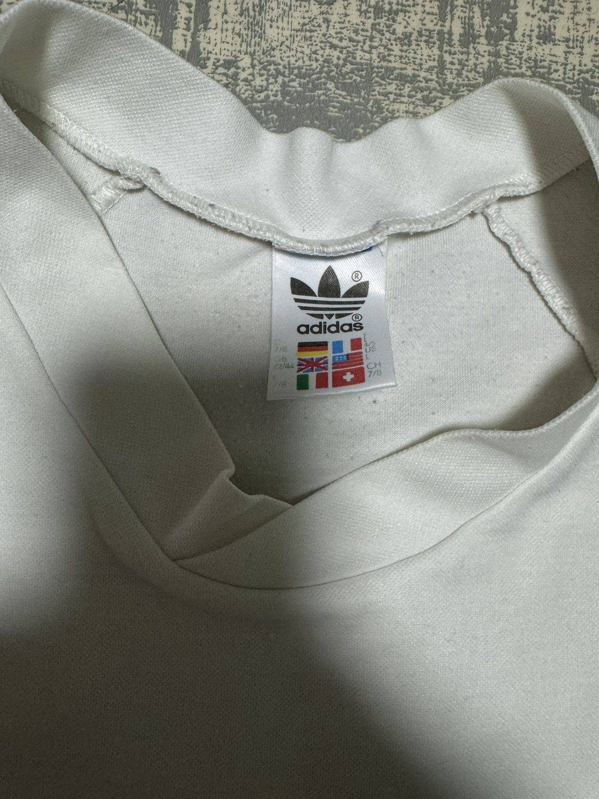 Vintage 1990 Adidas Germany Deutschland Vintage Soccer Jersey Size US L / EU 52-54 / 3 - 3 Thumbnail