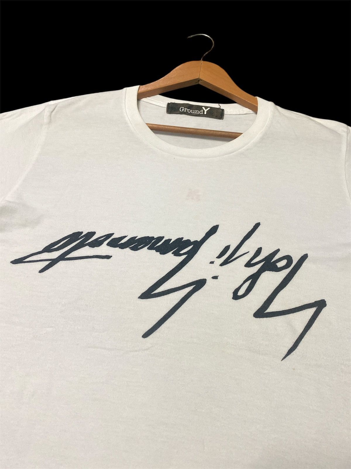 Japanese Brand × Vintage × Yohji Yamamoto ‼️RARE‼️YOHJI YAMAMOTO SPELLOUT VINTAGE SHIRT TEE🔥 Size US M / EU 48-50 / 2 - 6 Thumbnail