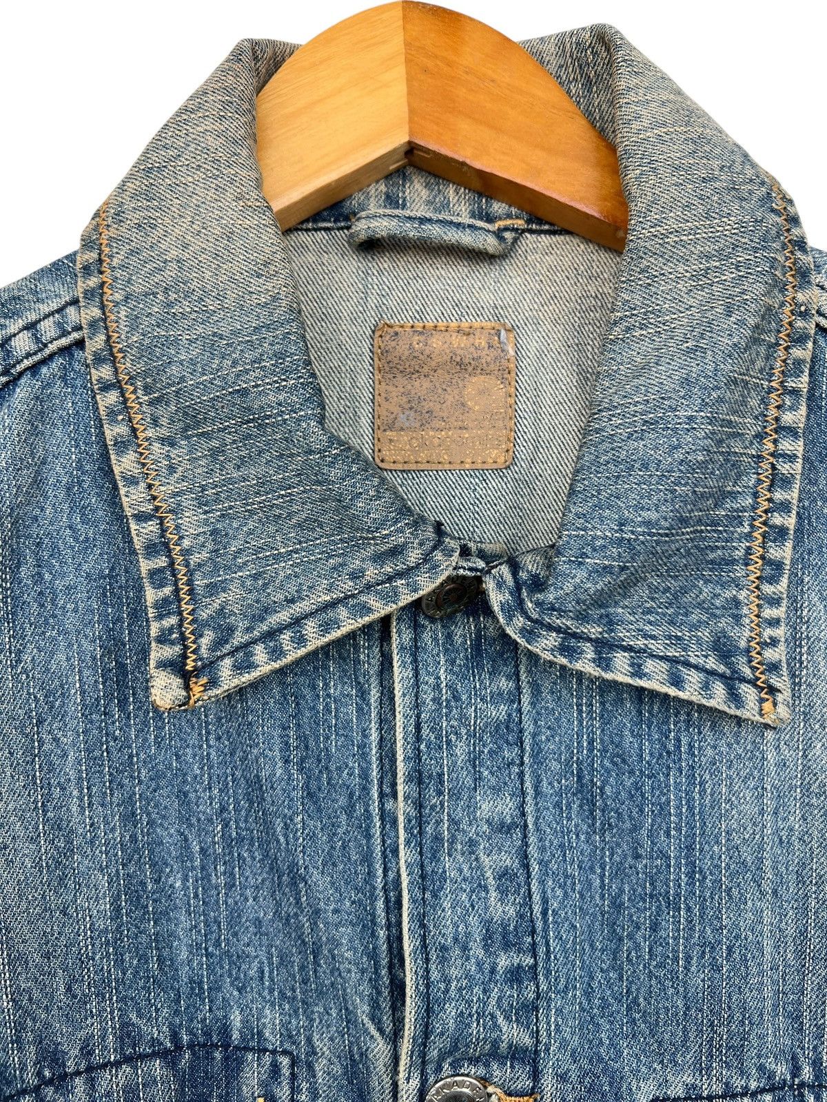 Akademiks Vintage Y2K Akademiks Sandwash Faded Chore Denim Jacket Size US XL / EU 56 / 4 - 10 Thumbnail