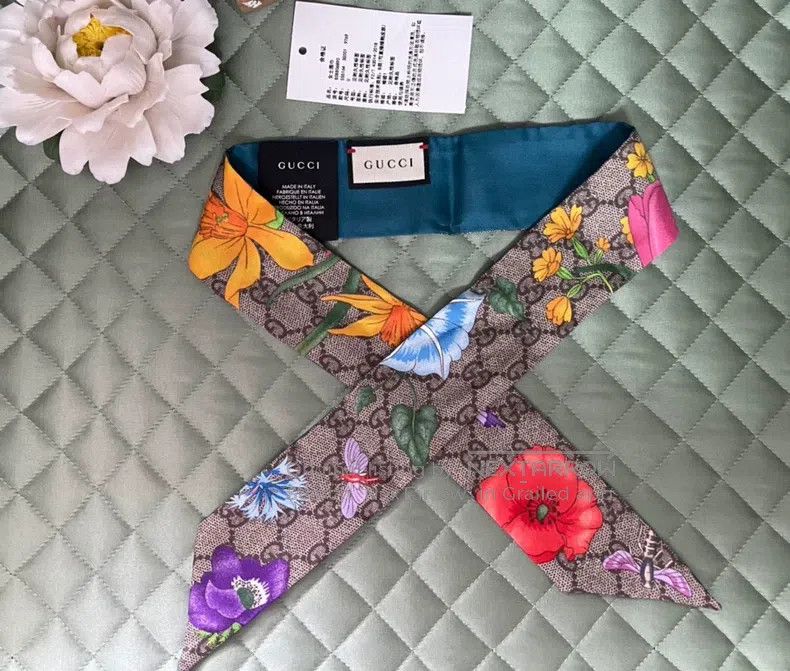Gucci Gucci Mulberry silk scarf Size ONE SIZE - 2 Thumbnail