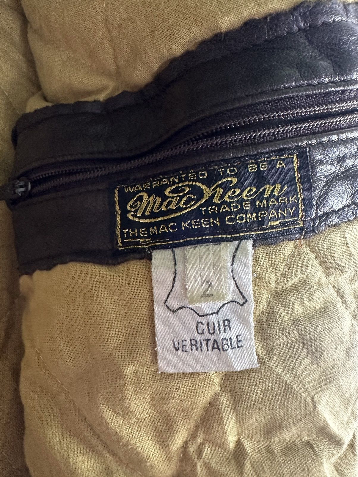 Leather Vintage Mac Keen Corp Sport Leather Jacket Size US L / EU 52-54 / 3 - 15 Thumbnail