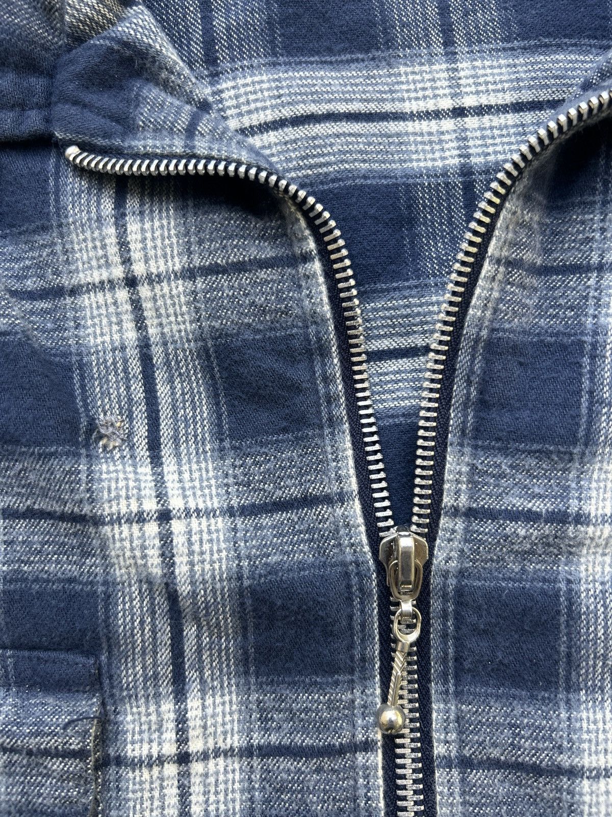 Guess Vintage 80s Guess Georges Marciano Plaid Zip Shirt Jacket Size US M / EU 48-50 / 2 - 3 Thumbnail