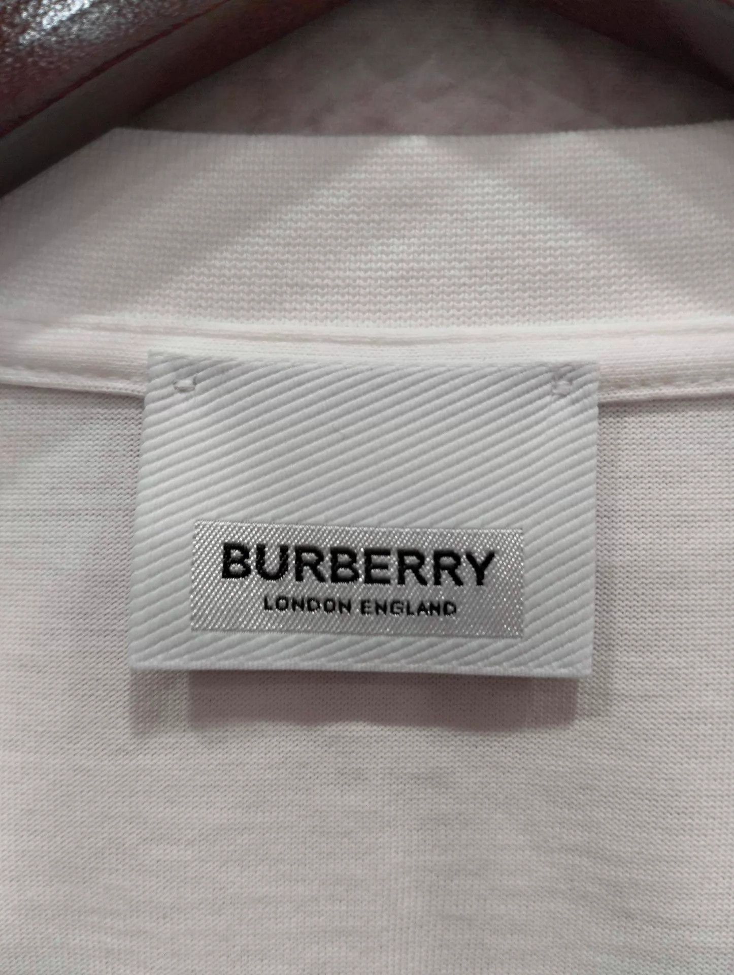 Burberry Burberry logo white short sleeve M Size US M / EU 48-50 / 2 - 4 Thumbnail