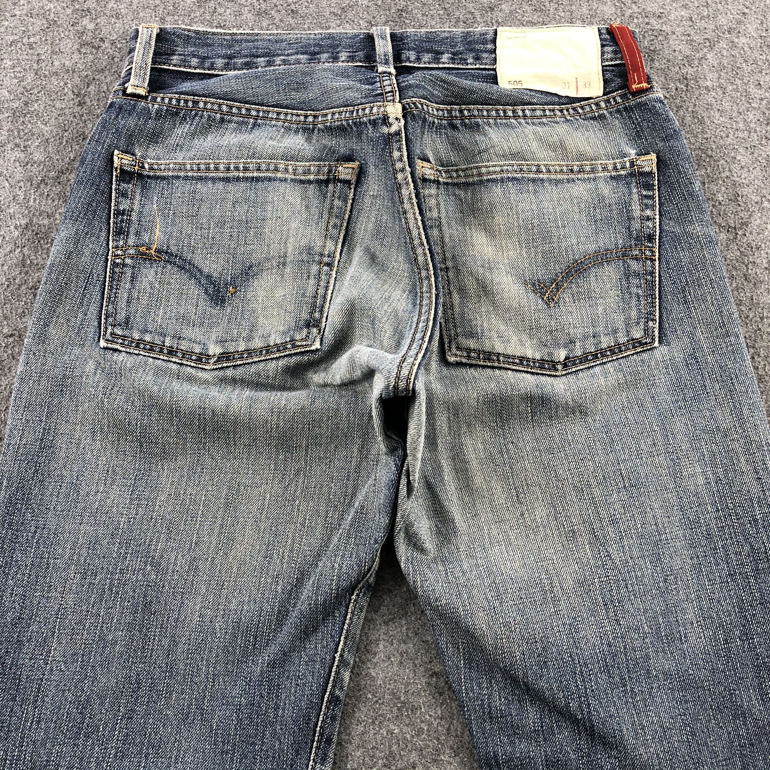 Levi's × Vintage Vintage 90s Levis 505 Red Loop Jeans-JM1934 Size US 31 - 5 Thumbnail