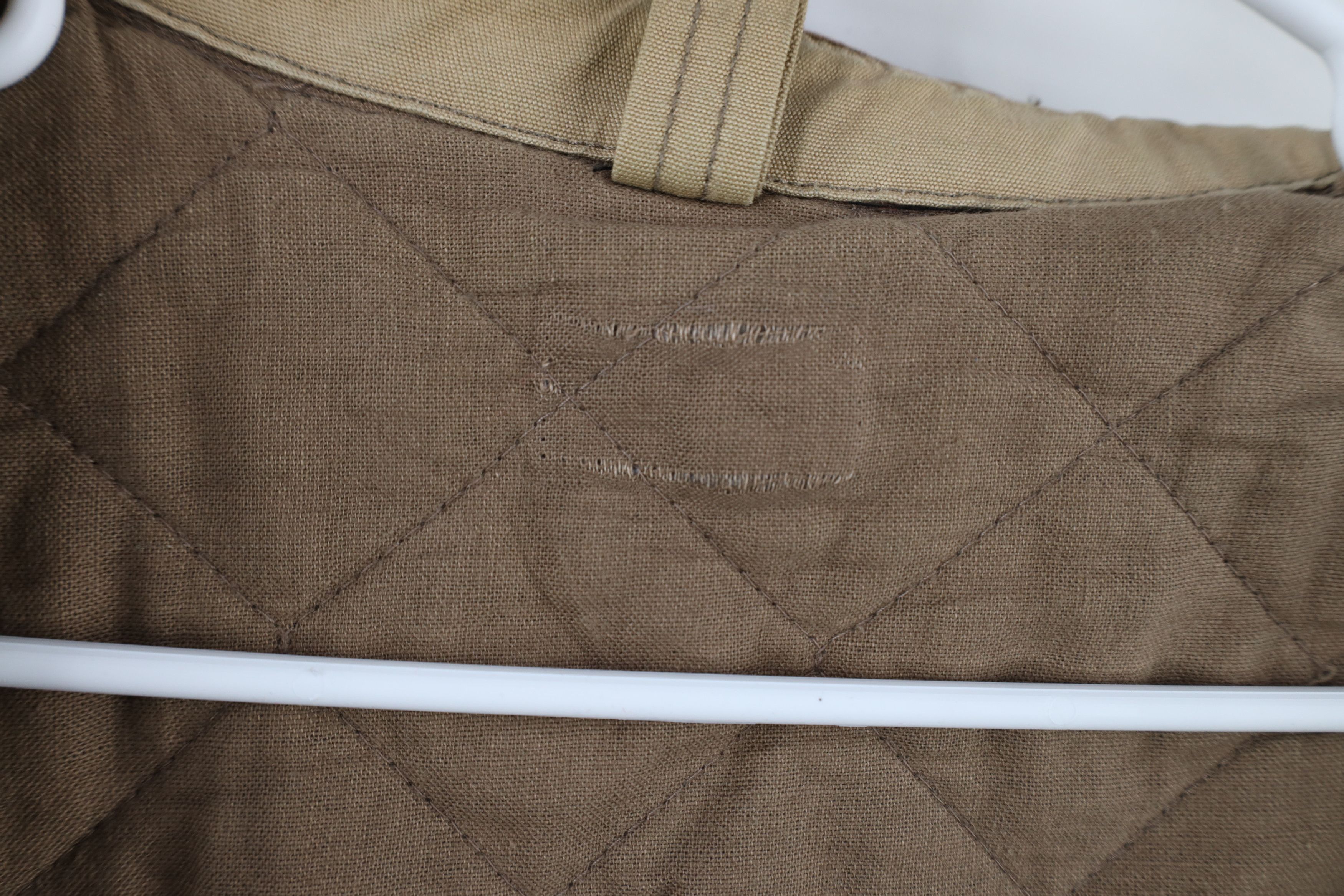 Vintage Vintage 90s Streetwear Corduroy Quilted Chore Jacket Beige Size US XXL / EU 58 / 5 - 10 Thumbnail