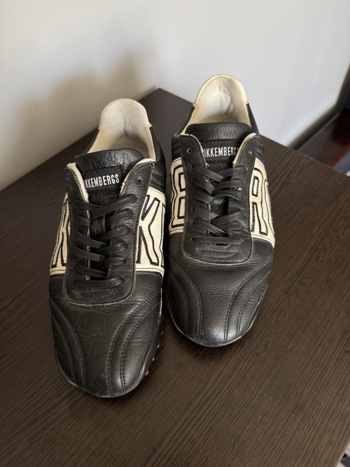 Other Dirk Bikkembergs Dark Gloss Trainers low football sneakers Size US 7 / IT 37 - 3 Thumbnail