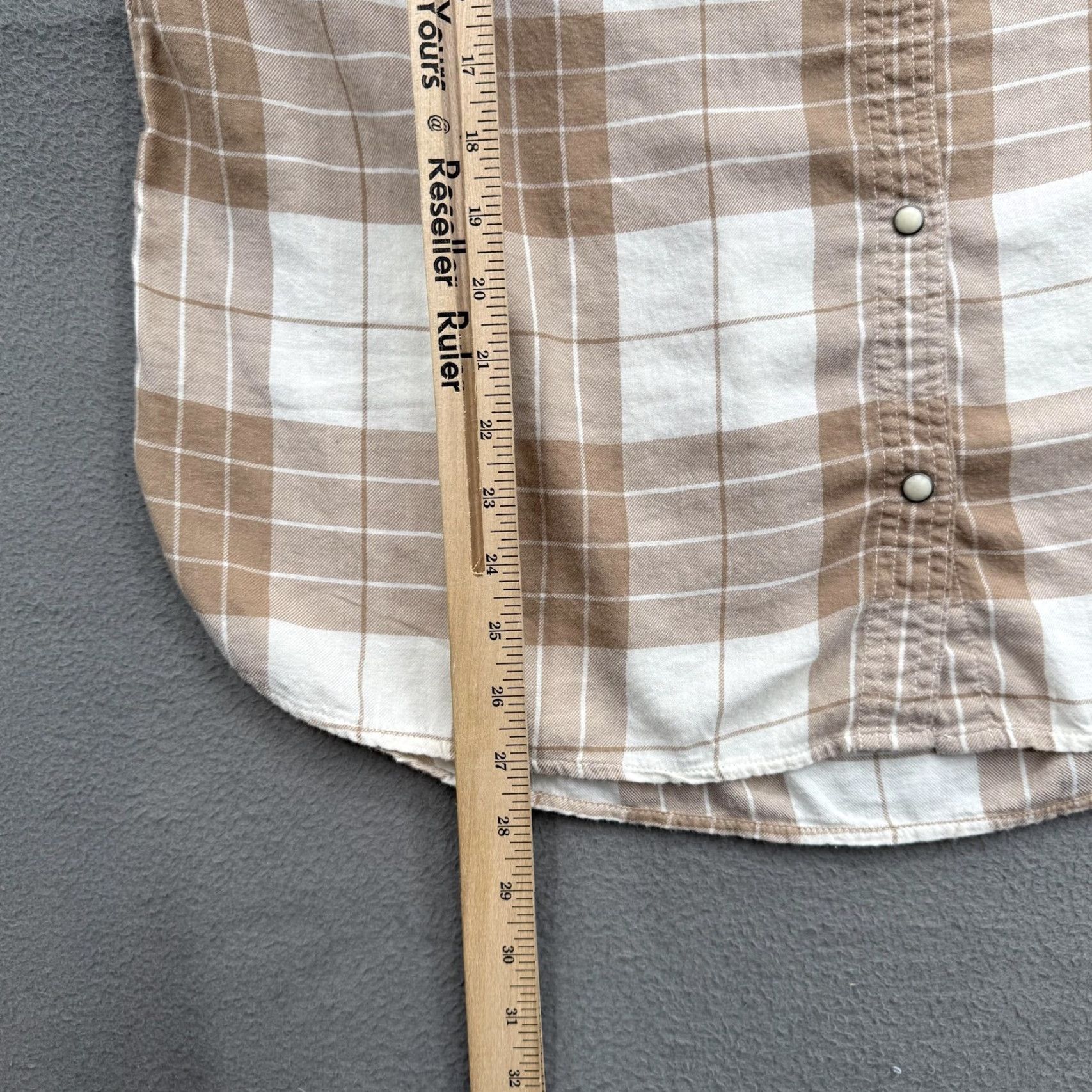 American Eagle Outfitters VINTAGE American Eagle Shirt Mens Large Brown White Plaid Lived In Thermal Lined Size US L / EU 52-54 / 3 - 7 Thumbnail