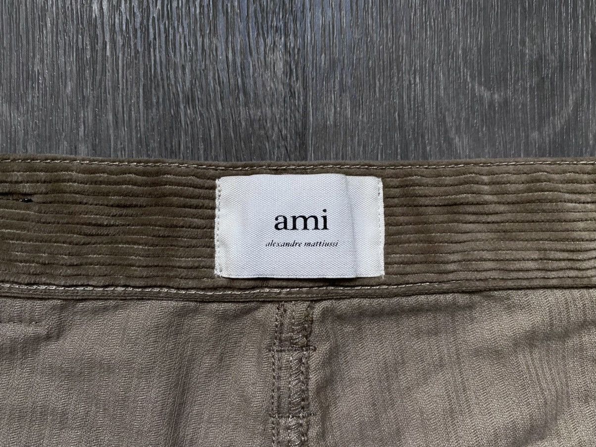 AMI AMI Paris Alexandre Mattiussi Velvet Corduroy Casual Trouser Size US 32 / EU 48 - 15 Thumbnail