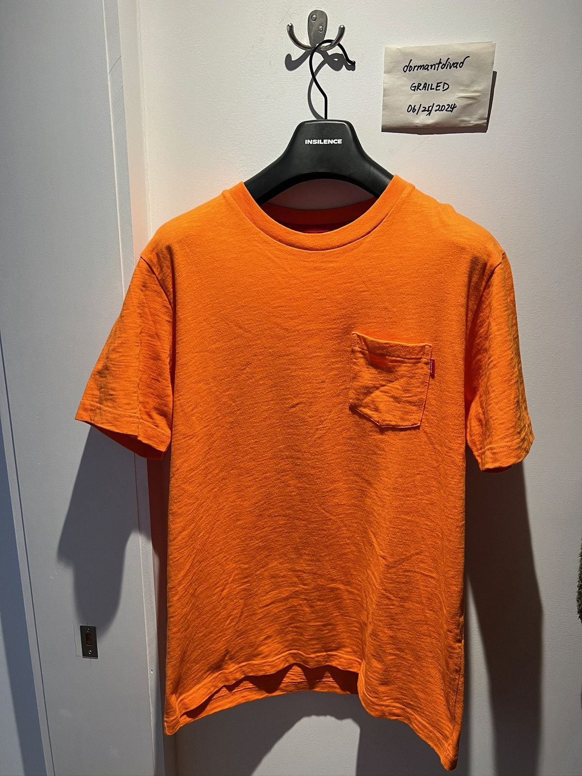 Supreme Supreme SS19 S/S Pocket Tee Orange Size US L / EU 52-54 / 3 - 1 Thumbnail