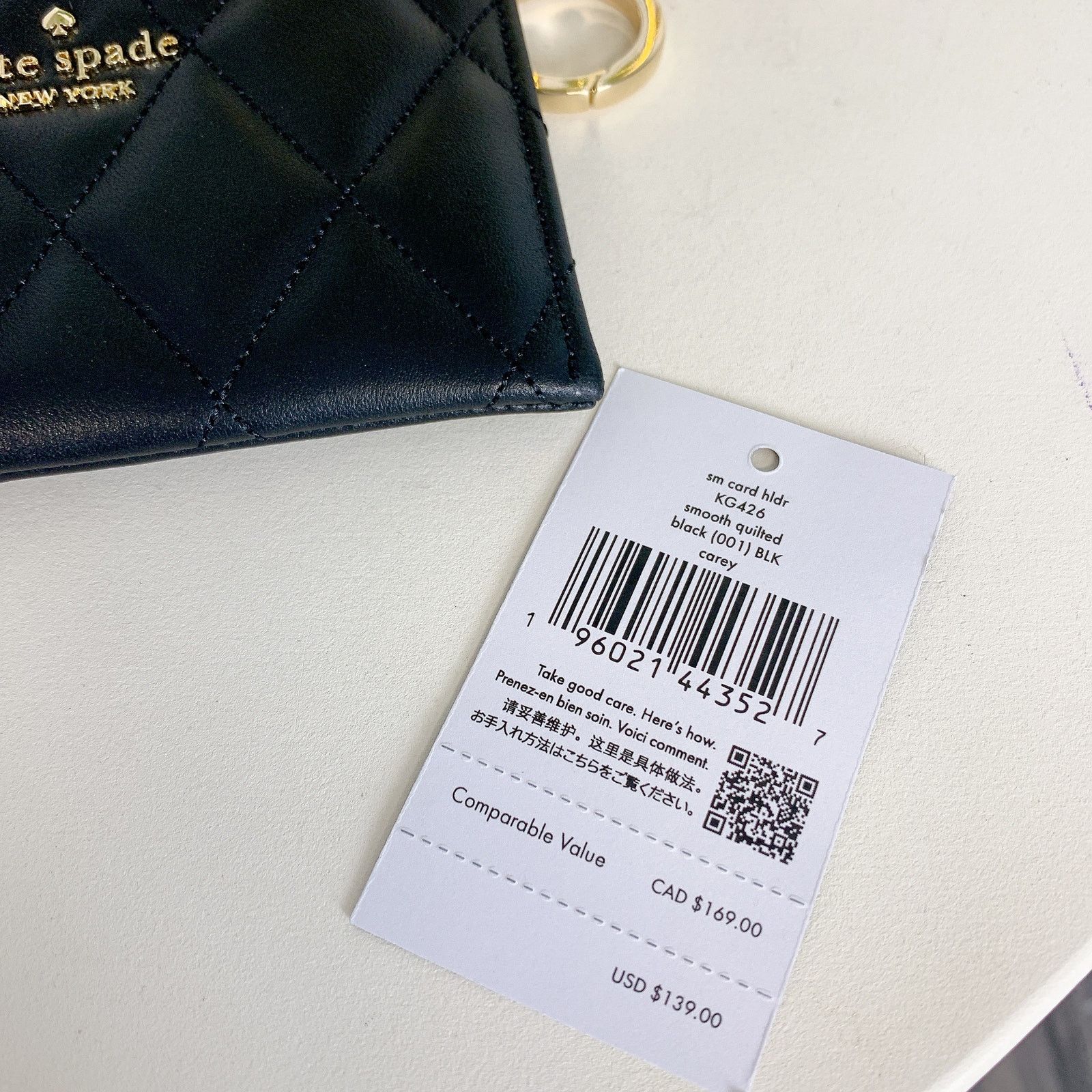 Kate Spade Kate Spade KG426 Carey Small Card Holder IN Black Size ONE SIZE - 6 Thumbnail