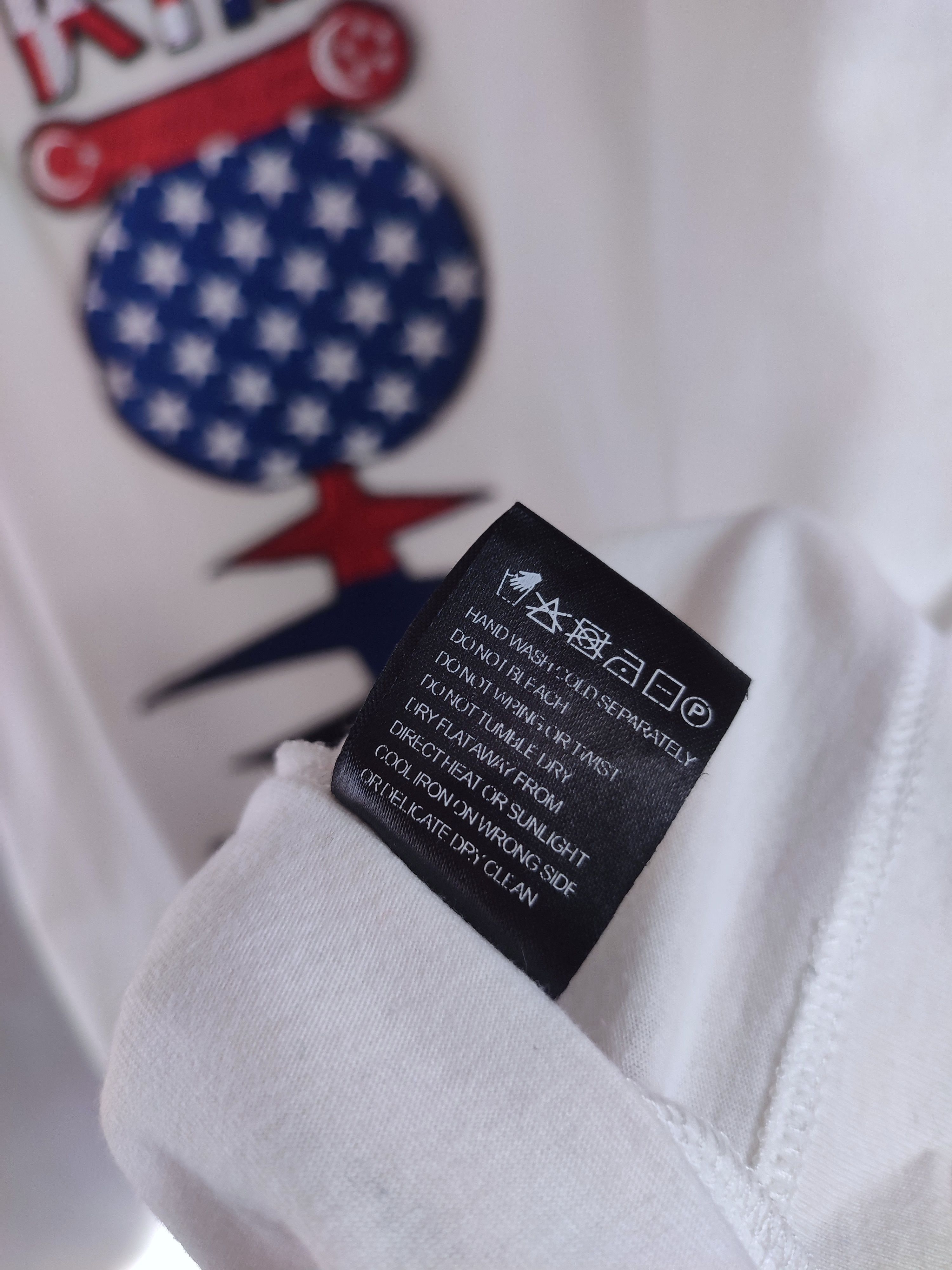 KTZ KTZ Kokon To Zai White Embroidered Rocket Graphic Flag Tee Size US S / EU 44-46 / 1 - 10 Thumbnail