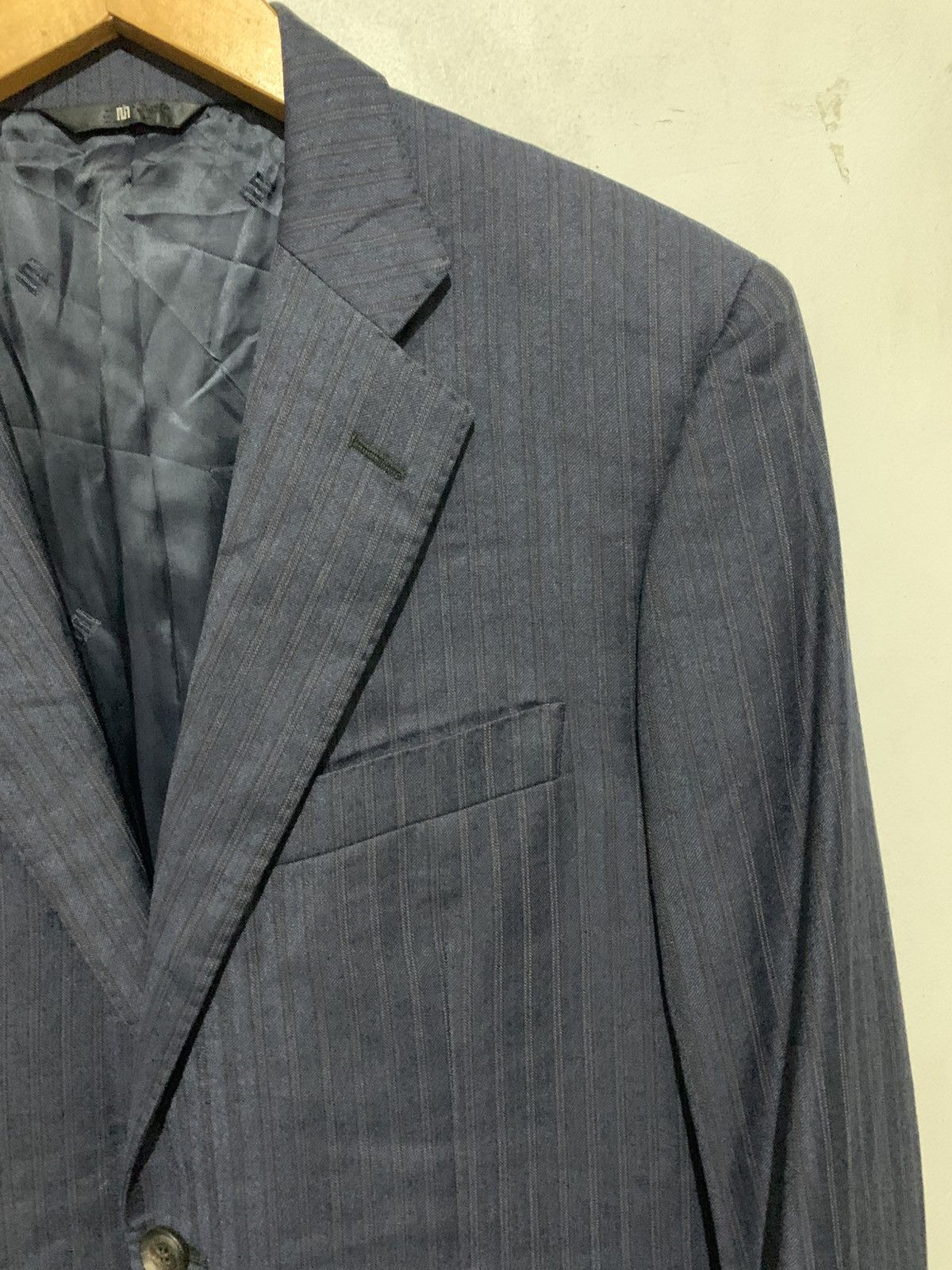 Loro Piana Loro Piana Maestro Cadel Suits Blazer Old Blue Size XL Size 40R - 3 Thumbnail