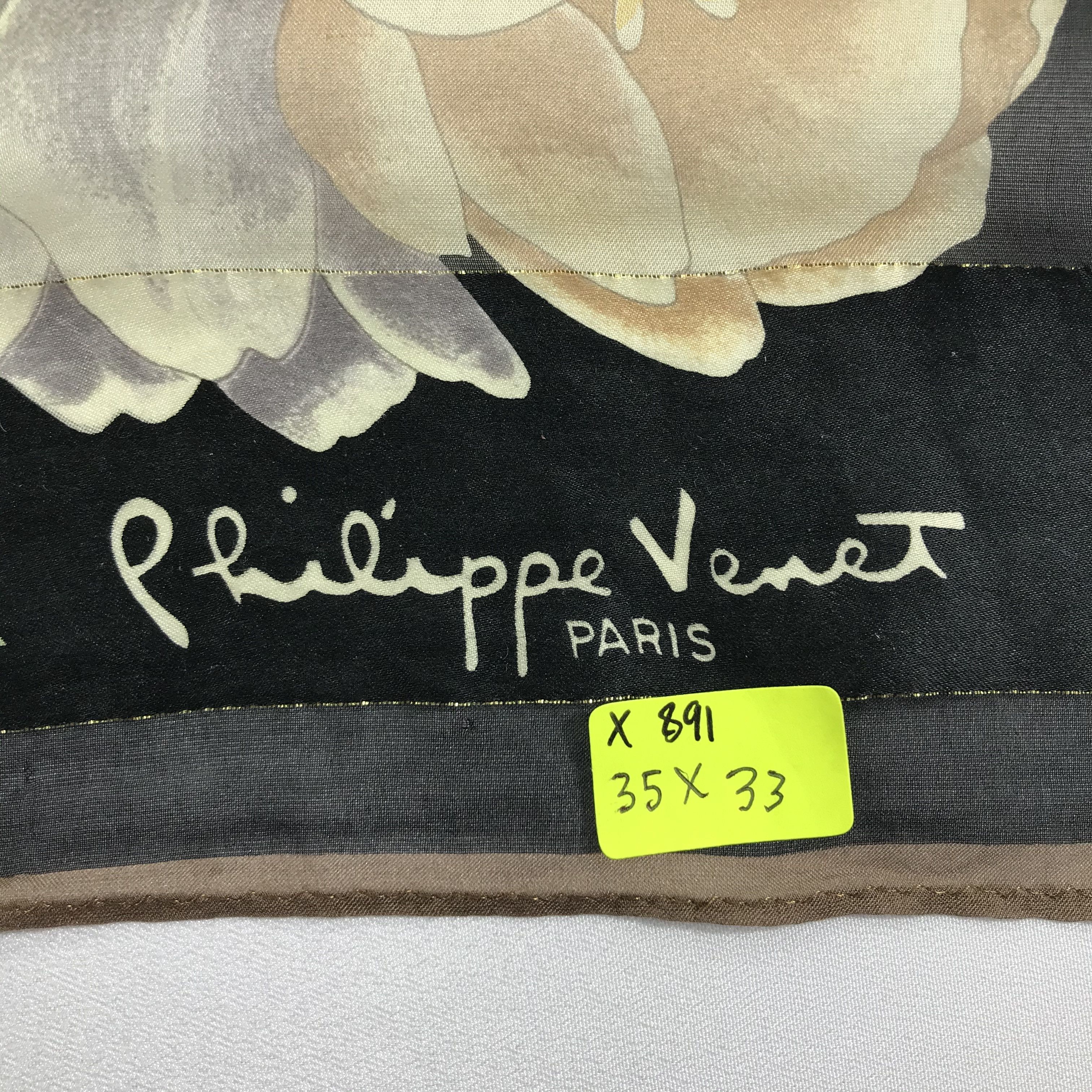 Vintage Vintage Philippe Venet Silk Scarf Size ONE SIZE - 6 Thumbnail
