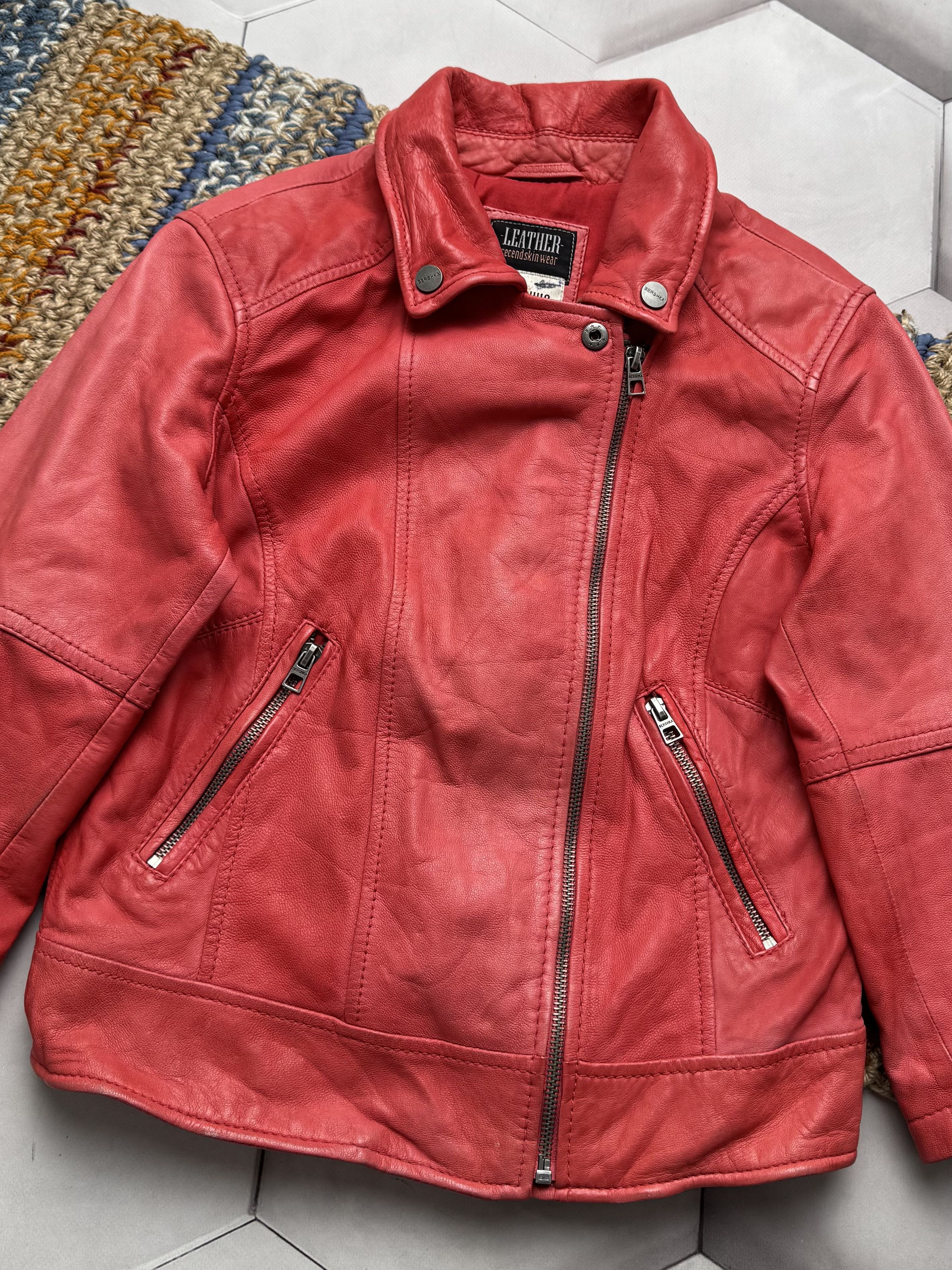 Vintage Vintage Leather Cropped Jacket (E4) Size XS / US 0-2 / IT 36-38 - 2 Thumbnail