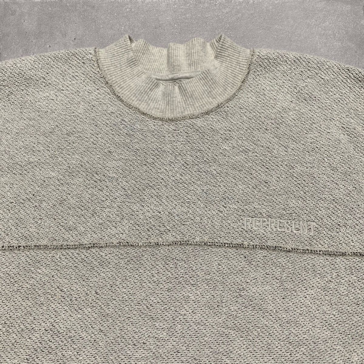 Represent Clo. Represent XS Blanks Grey Heavyweight Crewneck Sweatshirt Size US XS / EU 42 / 0 - 3 Thumbnail