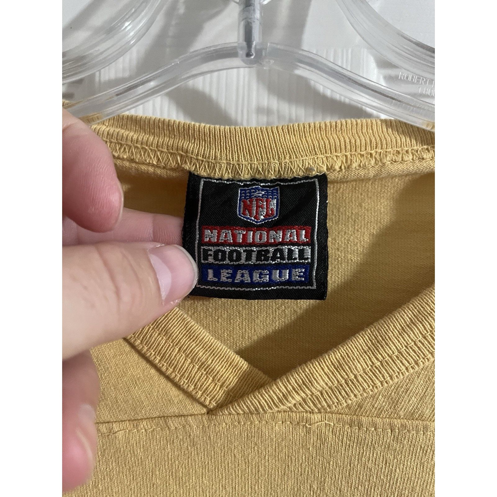 NFL Vintage Minnesota Vikings Shirt 3/4 Sleeve Sz XL Yellow NFL Size US XL / EU 56 / 4 - 2 Thumbnail