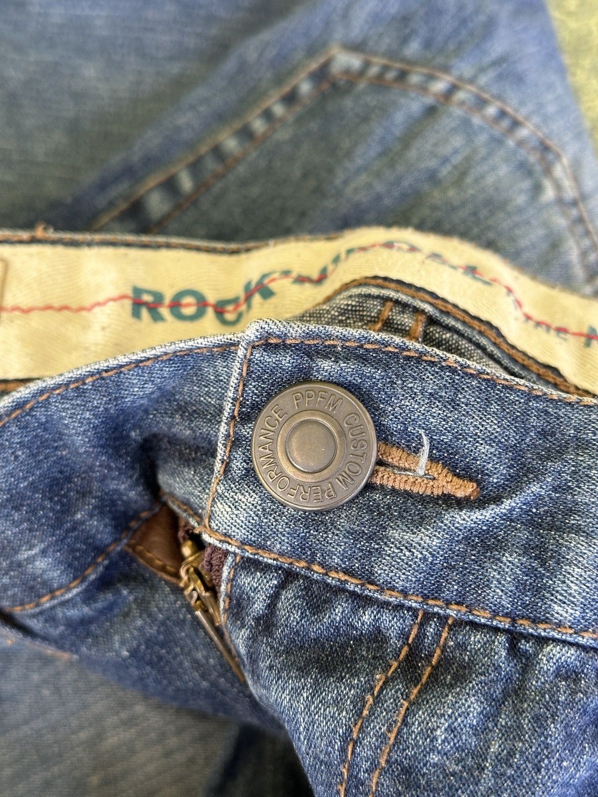 Kapital Ppfm Custom Perfomance💥Denim ppfm Bondage Style💥 Size US 33 - 12 Thumbnail
