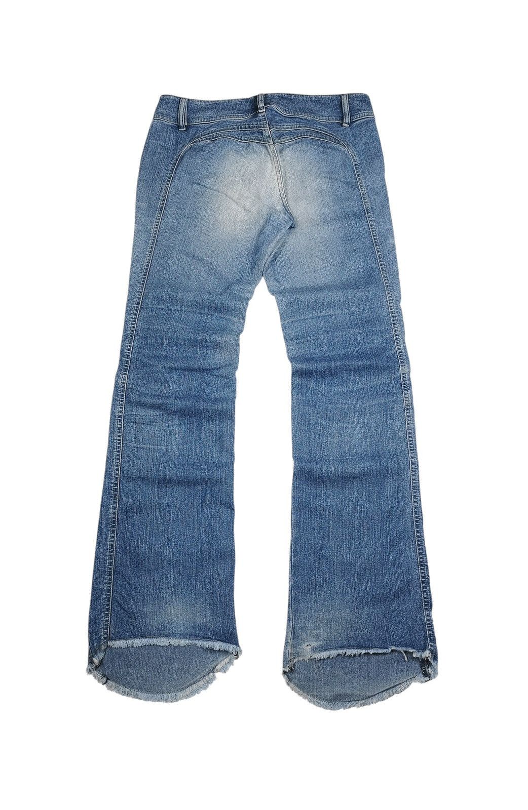 Diesel Vintage y2k Diesel Flared Bootcut Jeans 🟦Size 32x33 Size 32" / US 10 / IT 46 - 4 Thumbnail