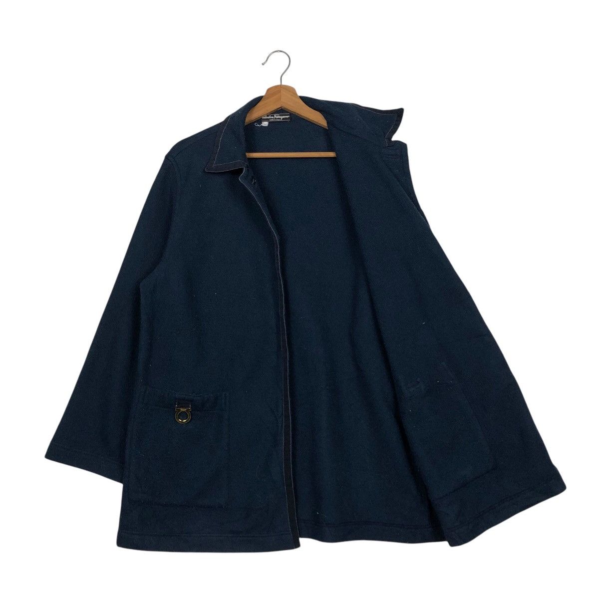 Japanese Brand 📌Vintage Salvatore Ferragamo Made in Italy Jacket Coats Size US M / EU 48-50 / 2 - 12 Thumbnail