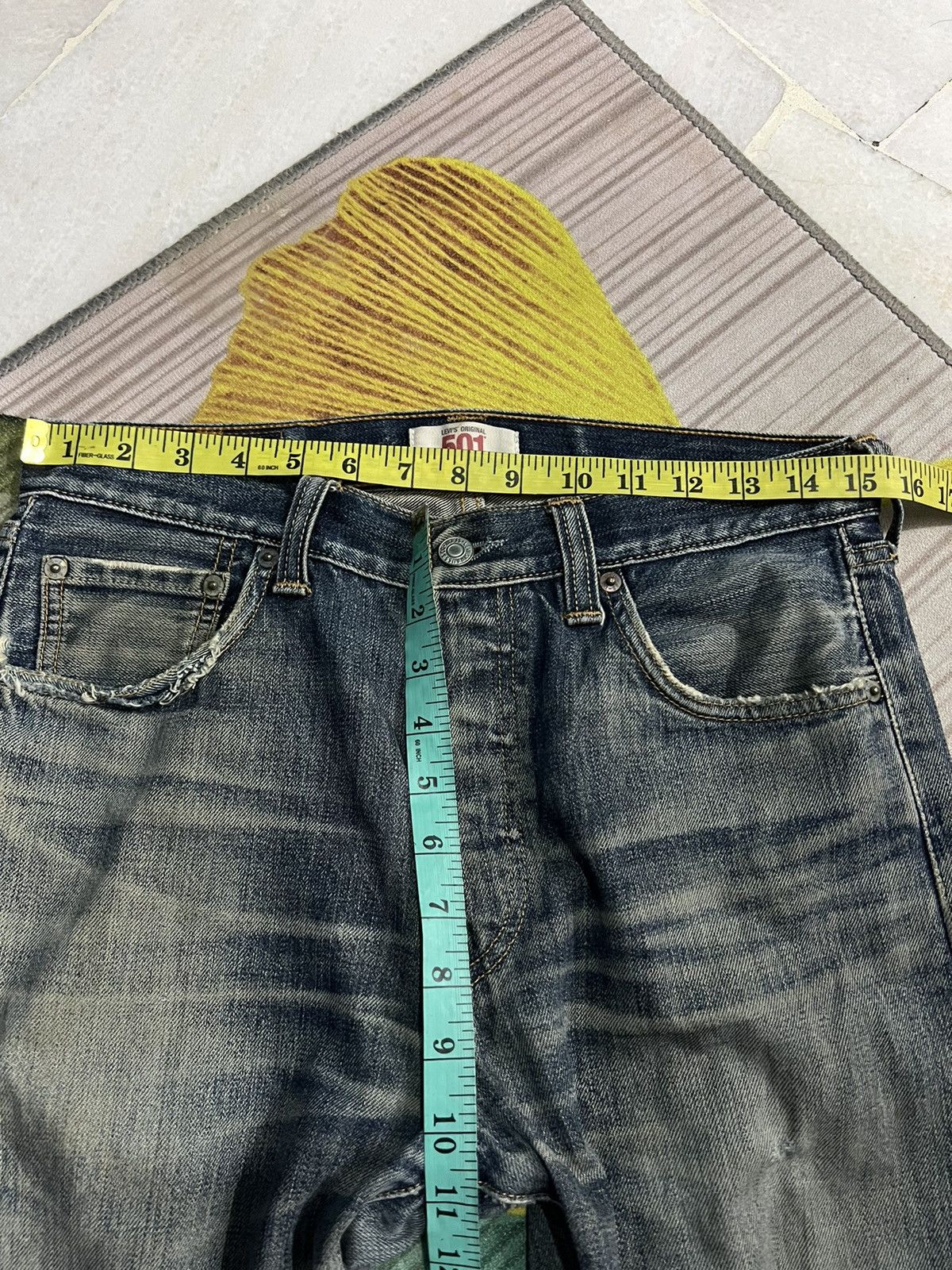 Levi's Vintage Levis 501 Distressed Jeans Rare Size US 30 / EU 46 - 14 Thumbnail