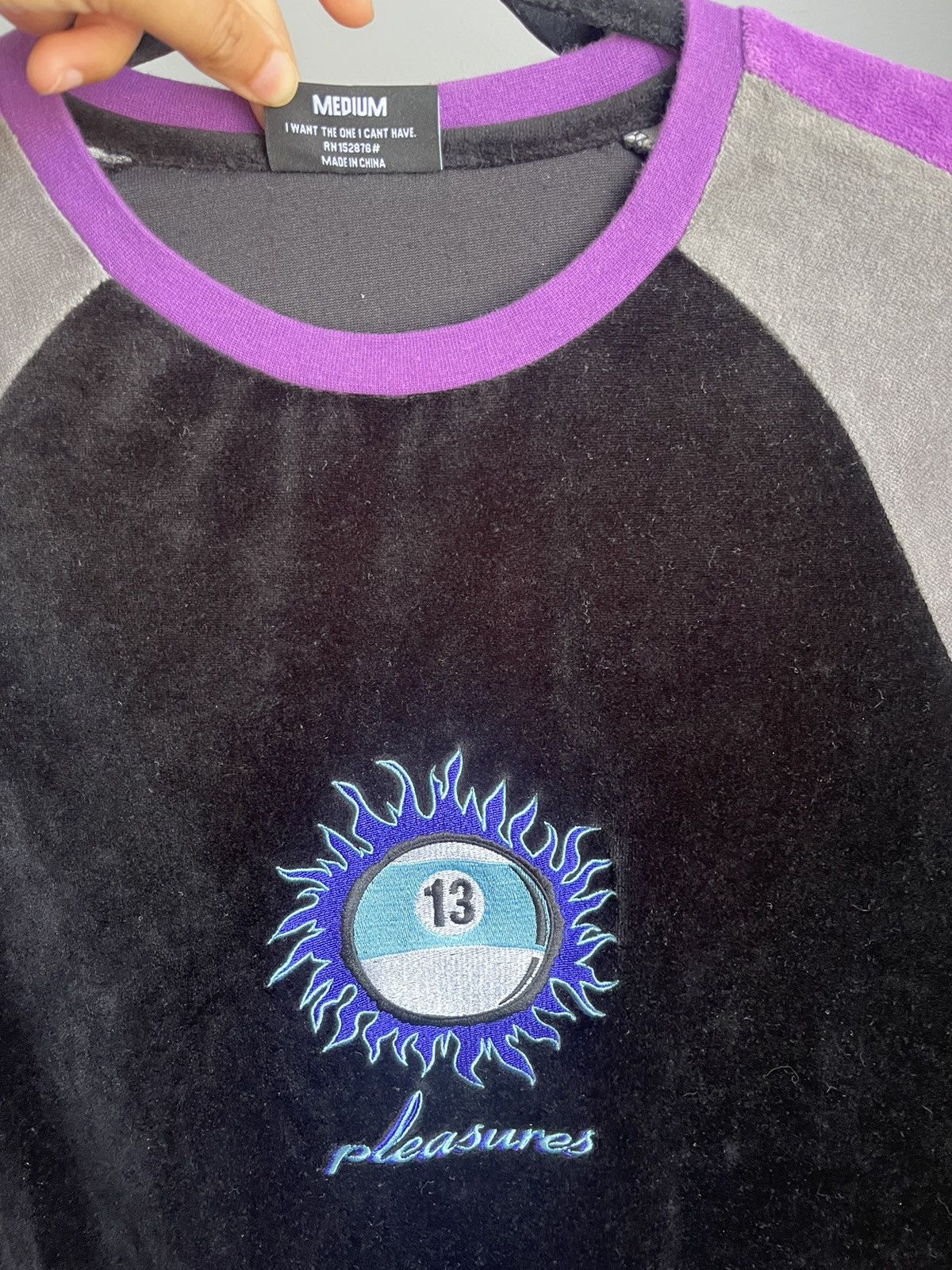 Pleasures GRIME VELOUR GRAPHIC TEE Size US M / EU 48-50 / 2 - 3 Thumbnail