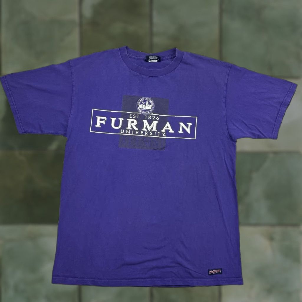Jansport VINTAGE Furman University Alumni T Shirt Adult Large College School 90s Jansport Size US L / EU 52-54 / 3 - 1 Thumbnail