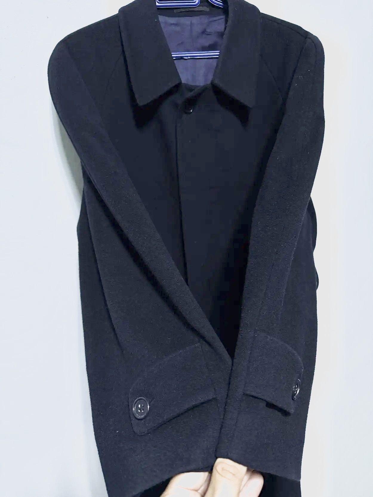 Yves Saint Laurent Yves saint laurent single breasted and belted coat cashmere Size US L / EU 52-54 / 3 - 7 Thumbnail