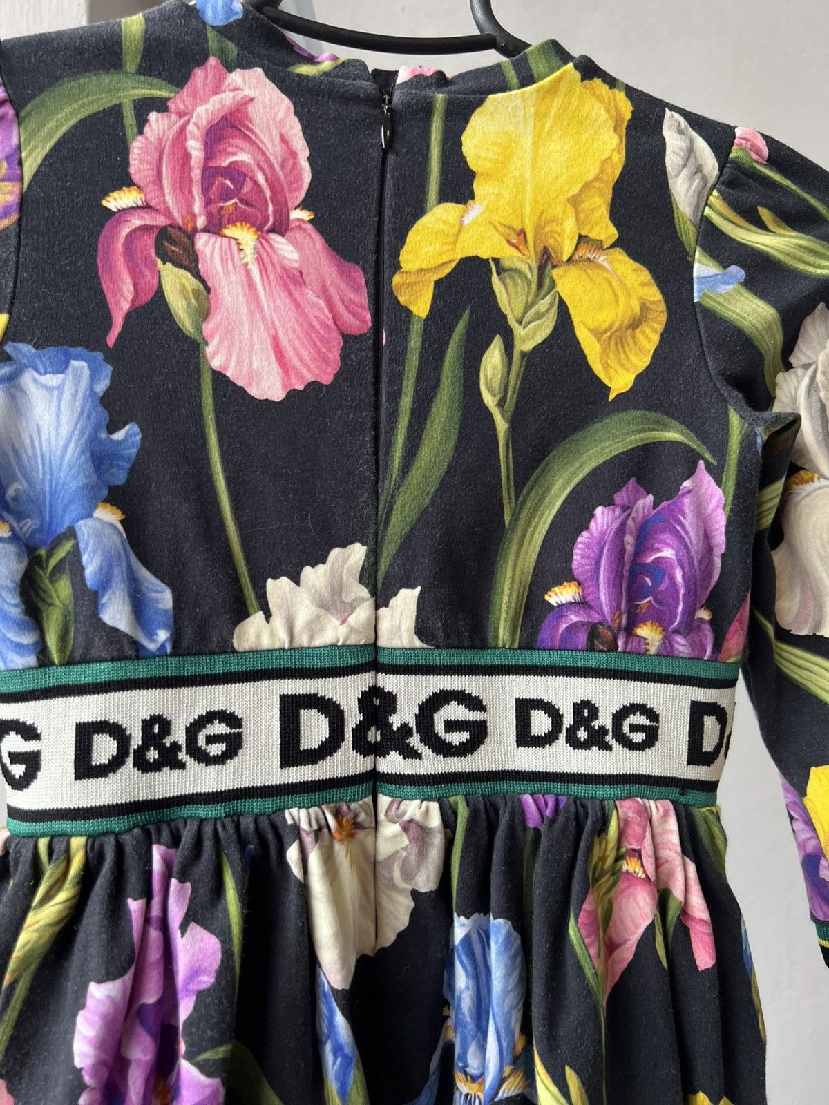Dolce & Gabbana DOLCE & GABBANA GIRLS FLORAL IRIS DRESS 5 YEARS 107/113CM Size XXS / US 00 / IT 34 - 16 Thumbnail