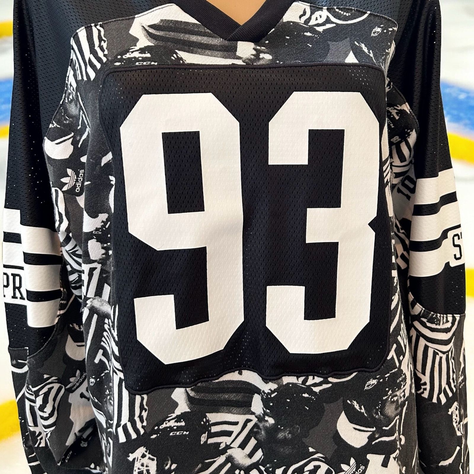 Adidas Adidas Originals Battle Shirt Jersey Graphic 93 Size M Size M / US 6-8 / IT 42-44 - 8 Thumbnail