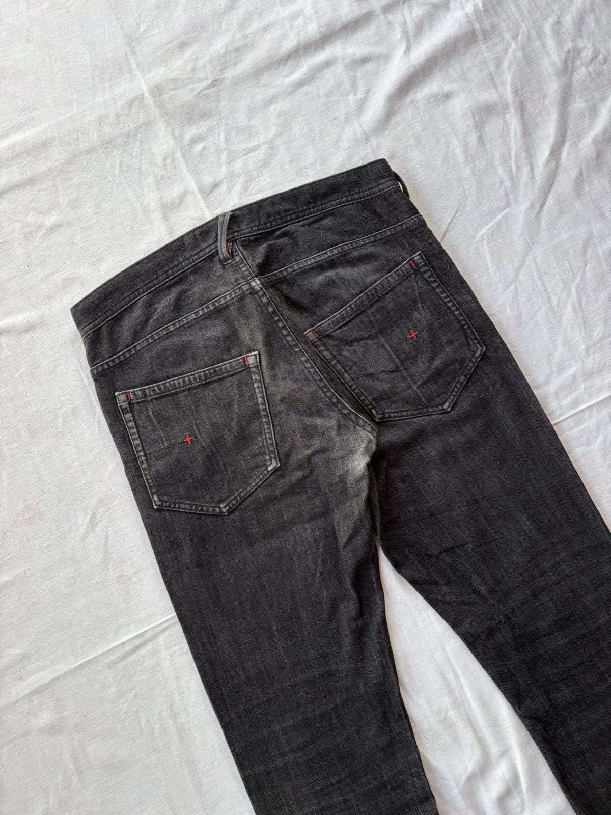 Japanese Brand Hiromichi Nakano Black Jeans Distressed Denim Size US 30 / EU 46 - 7 Thumbnail