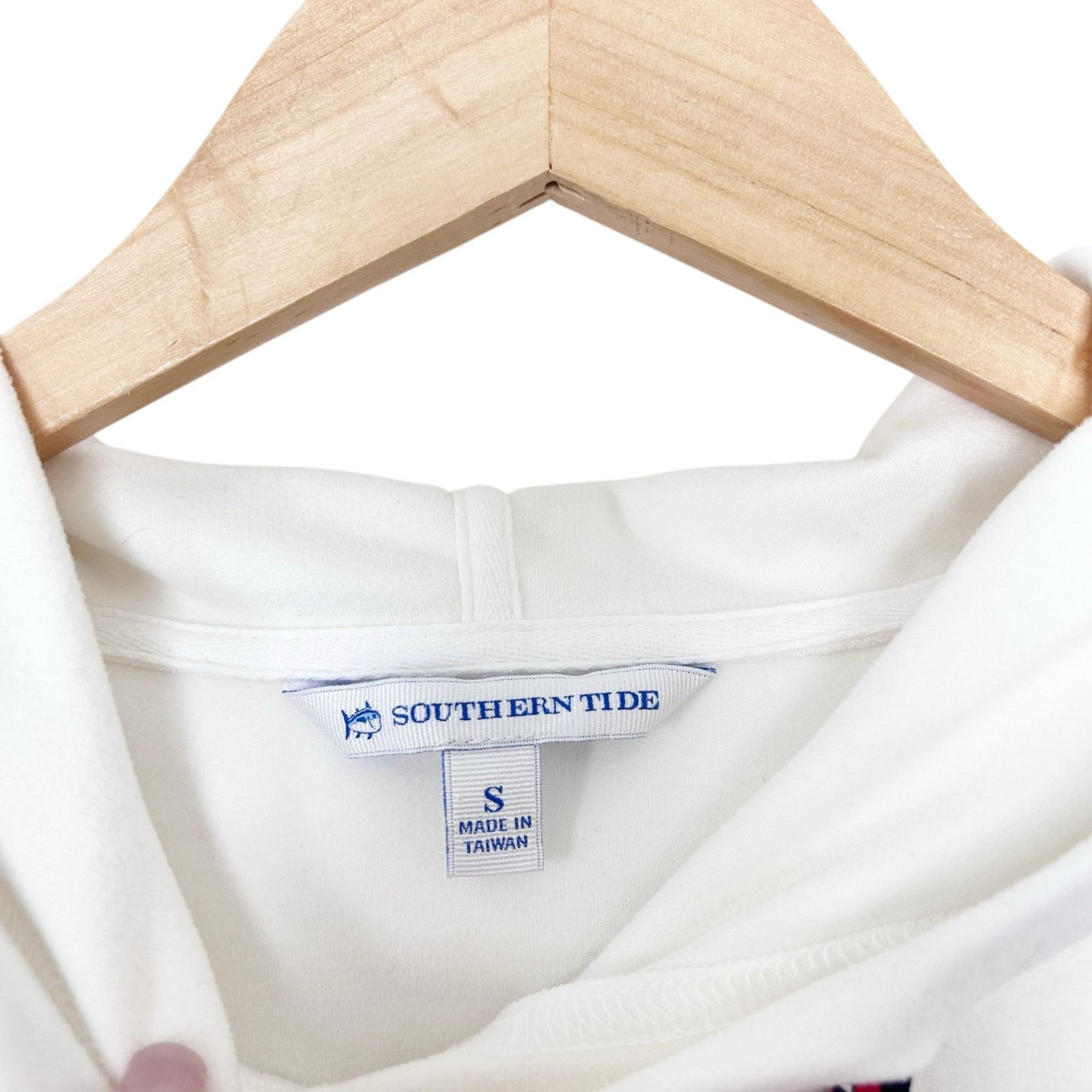 Southern Tide Southern Tide Bristol White Hoodie Sz S Size S / US 4 / IT 40 - 2 Thumbnail