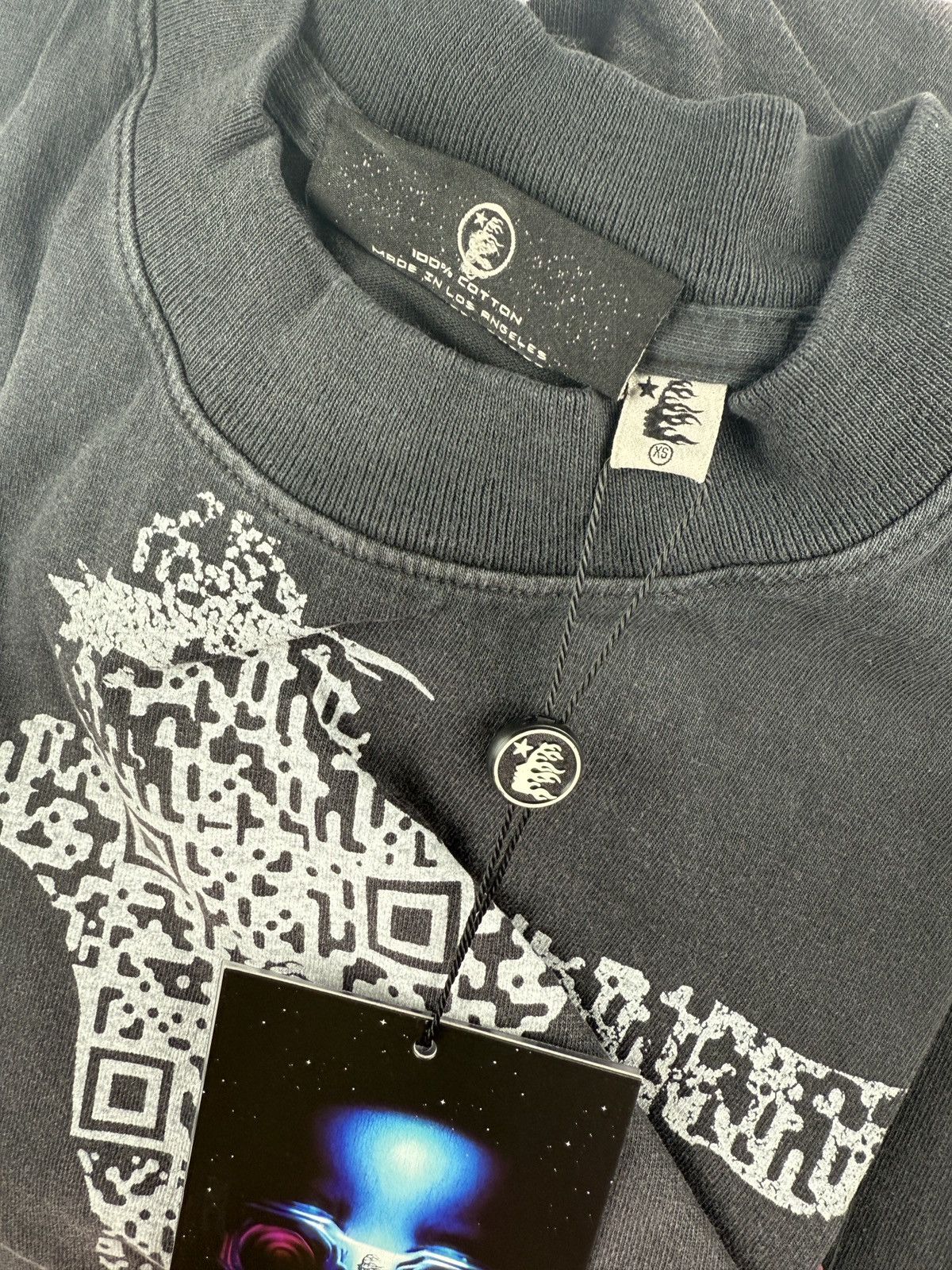 HELLSTAR Hellstar QR Code Long Sleeve T-shirt Size US XS / EU 42 / 0 - 6 Thumbnail